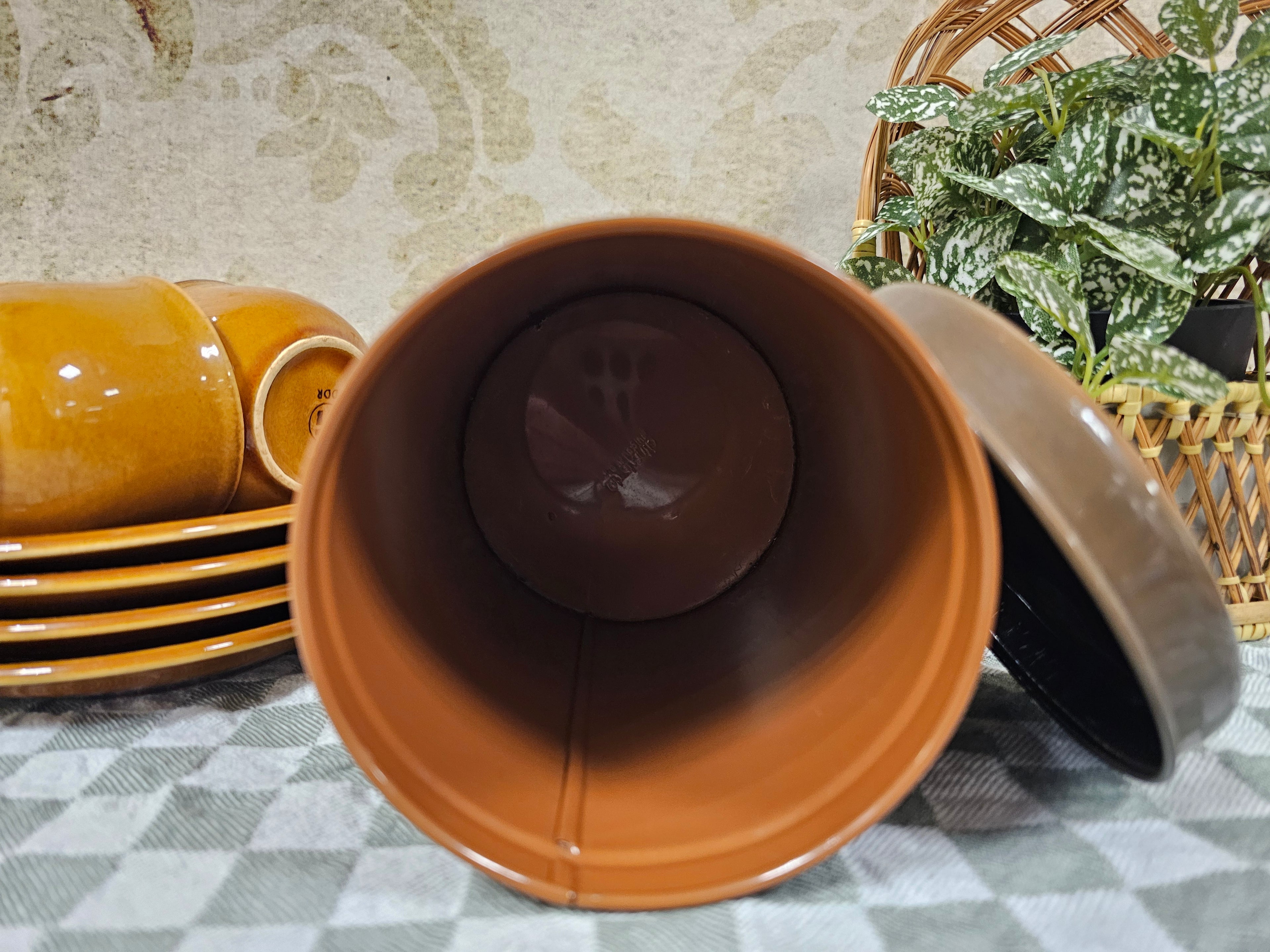 Brabantia shadow brown blik "suiker"