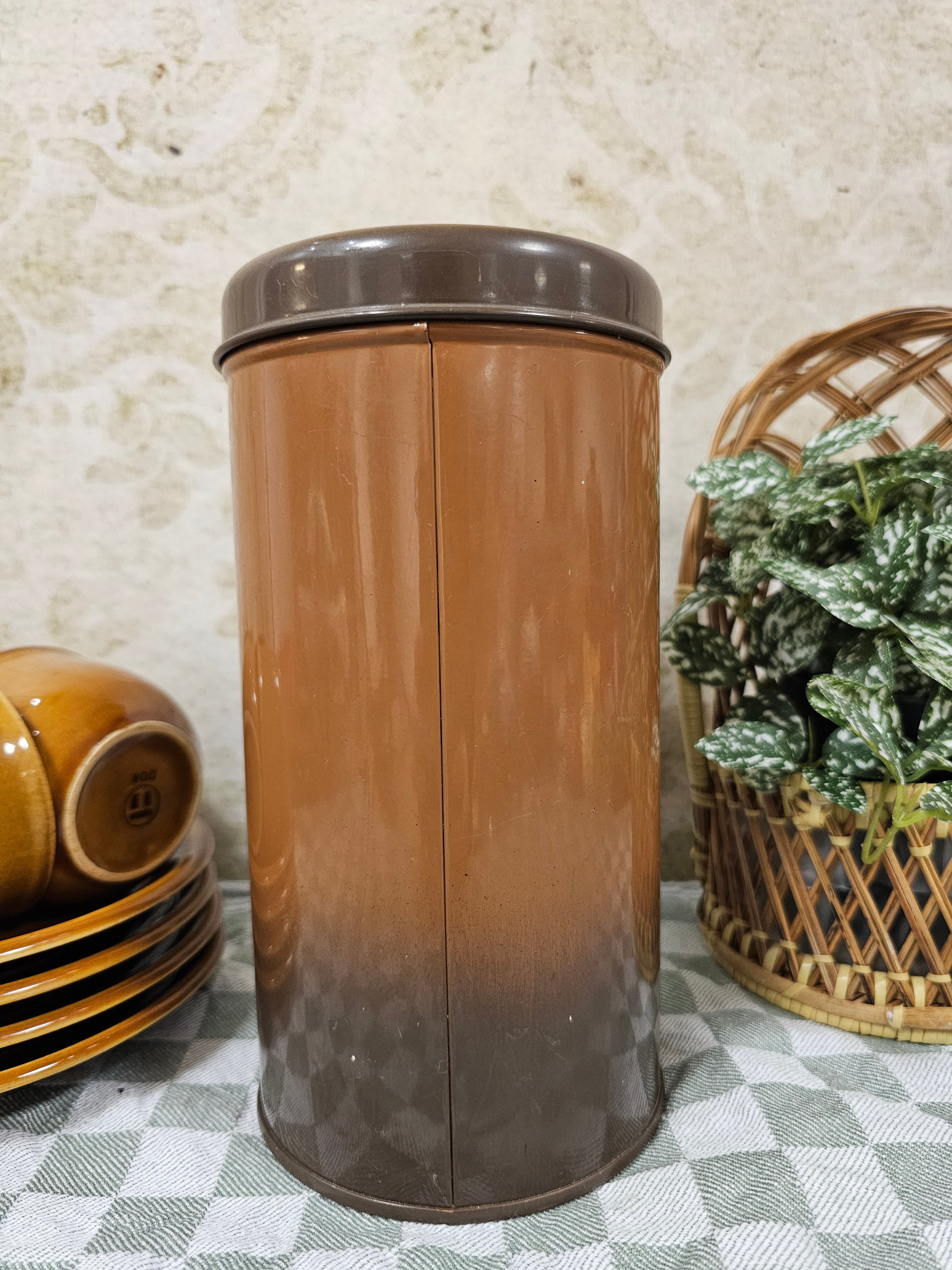Brabantia shadow brown beschuit blik