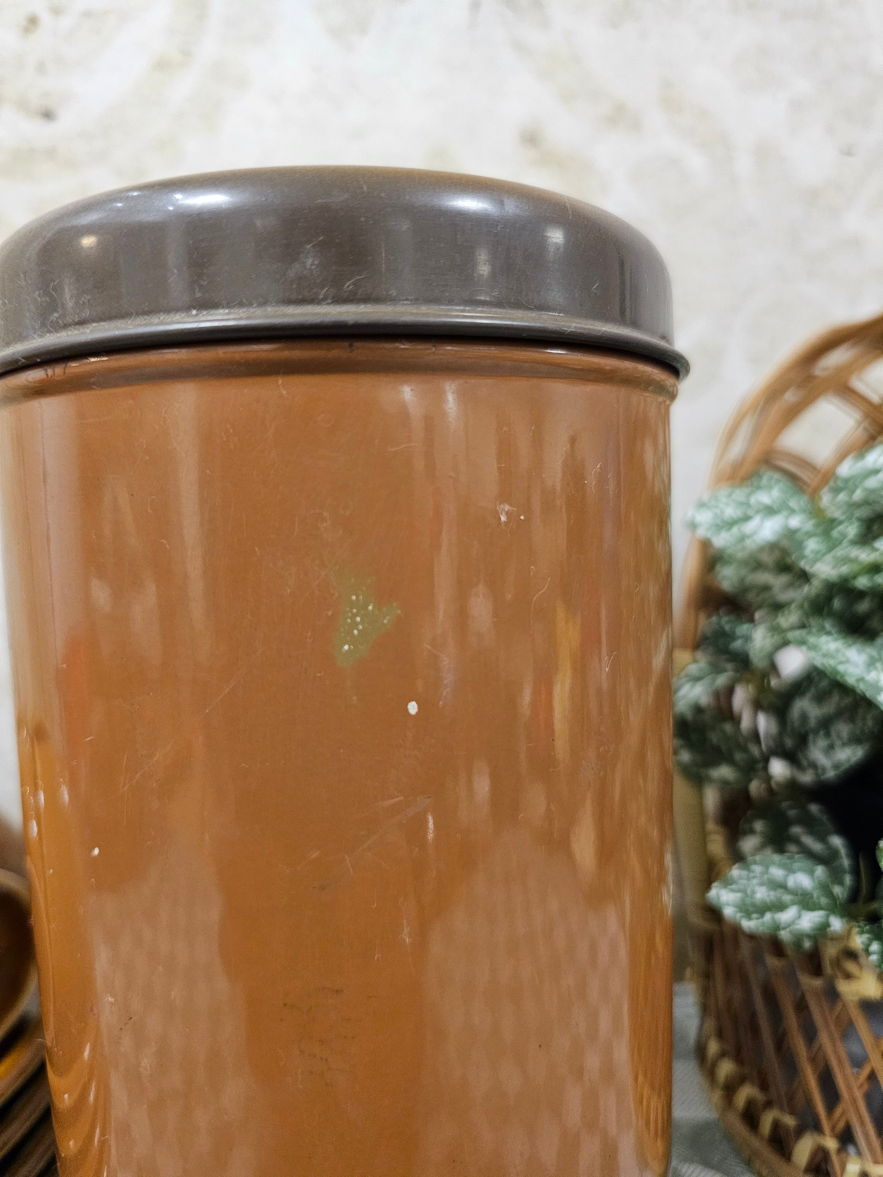 Brabantia shadow brown beschuit blik