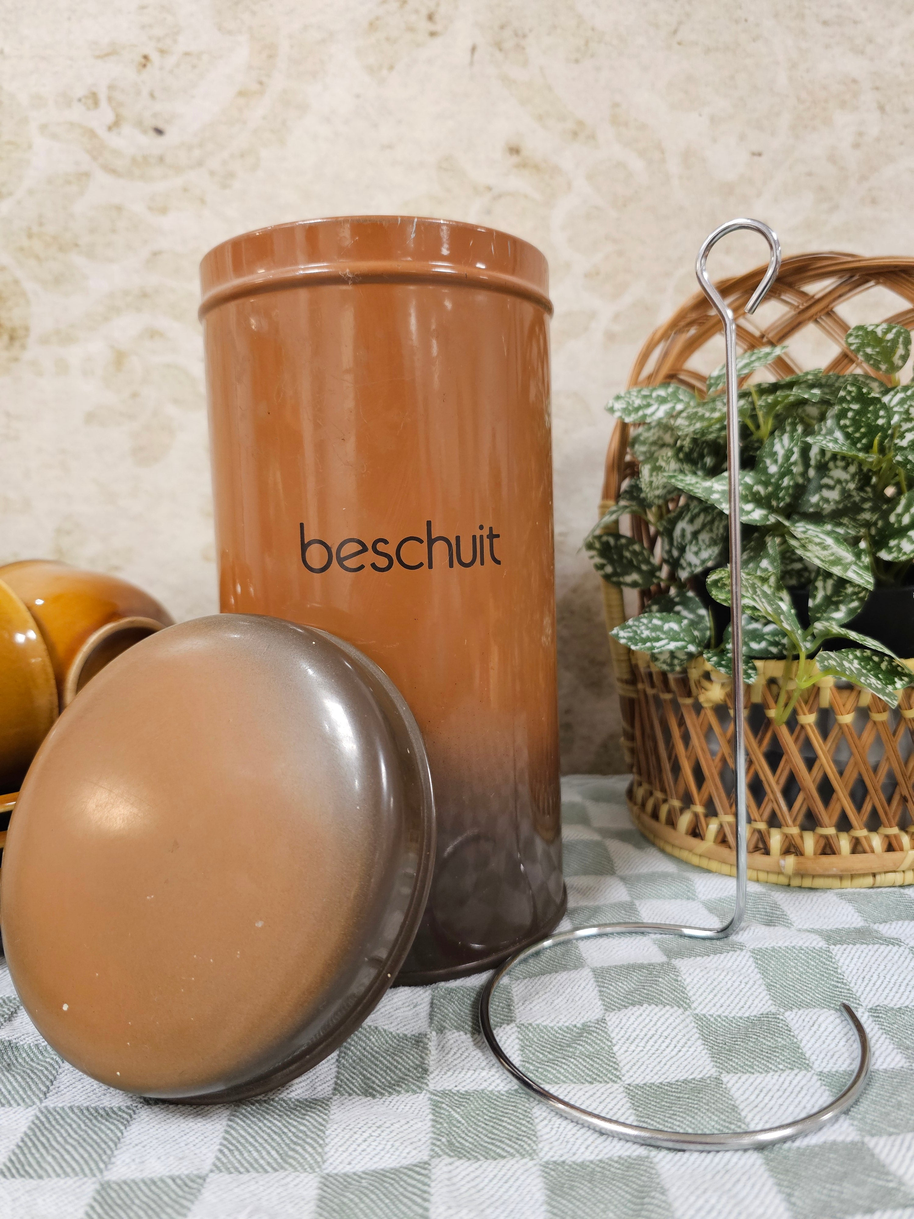 Brabantia shadow brown beschuit blik