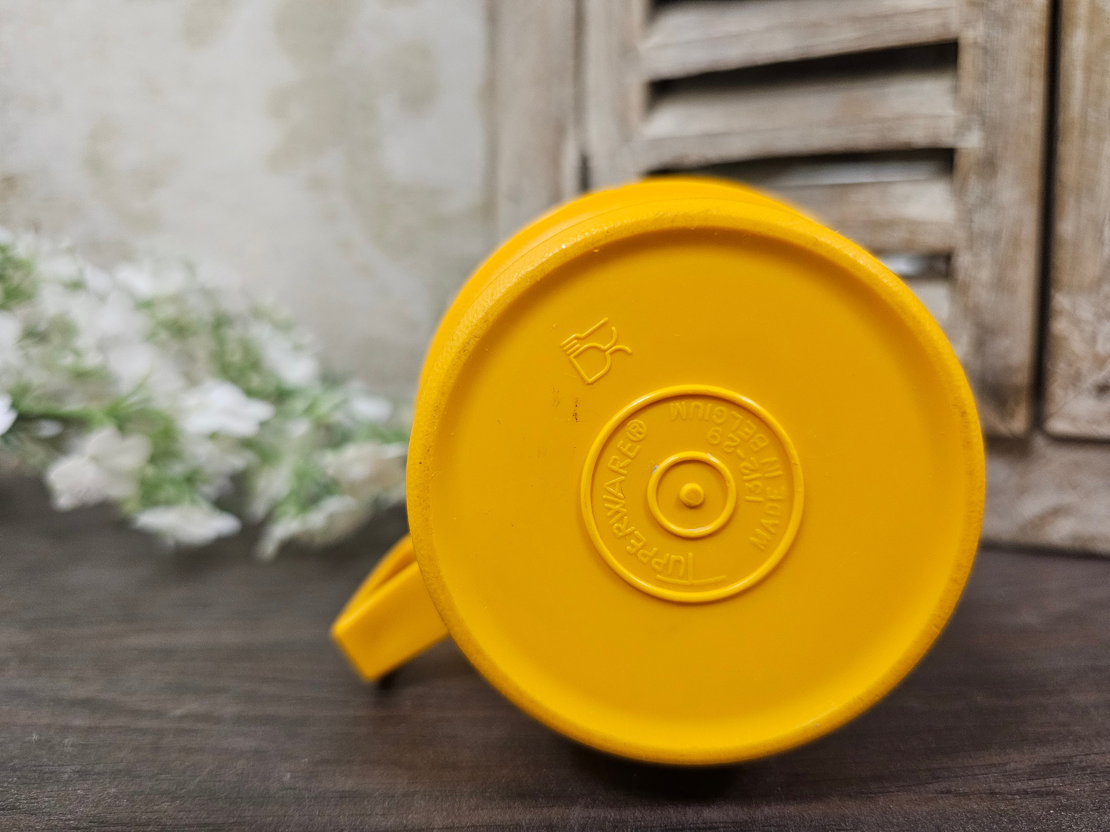 Tupperware oranje koffie beker