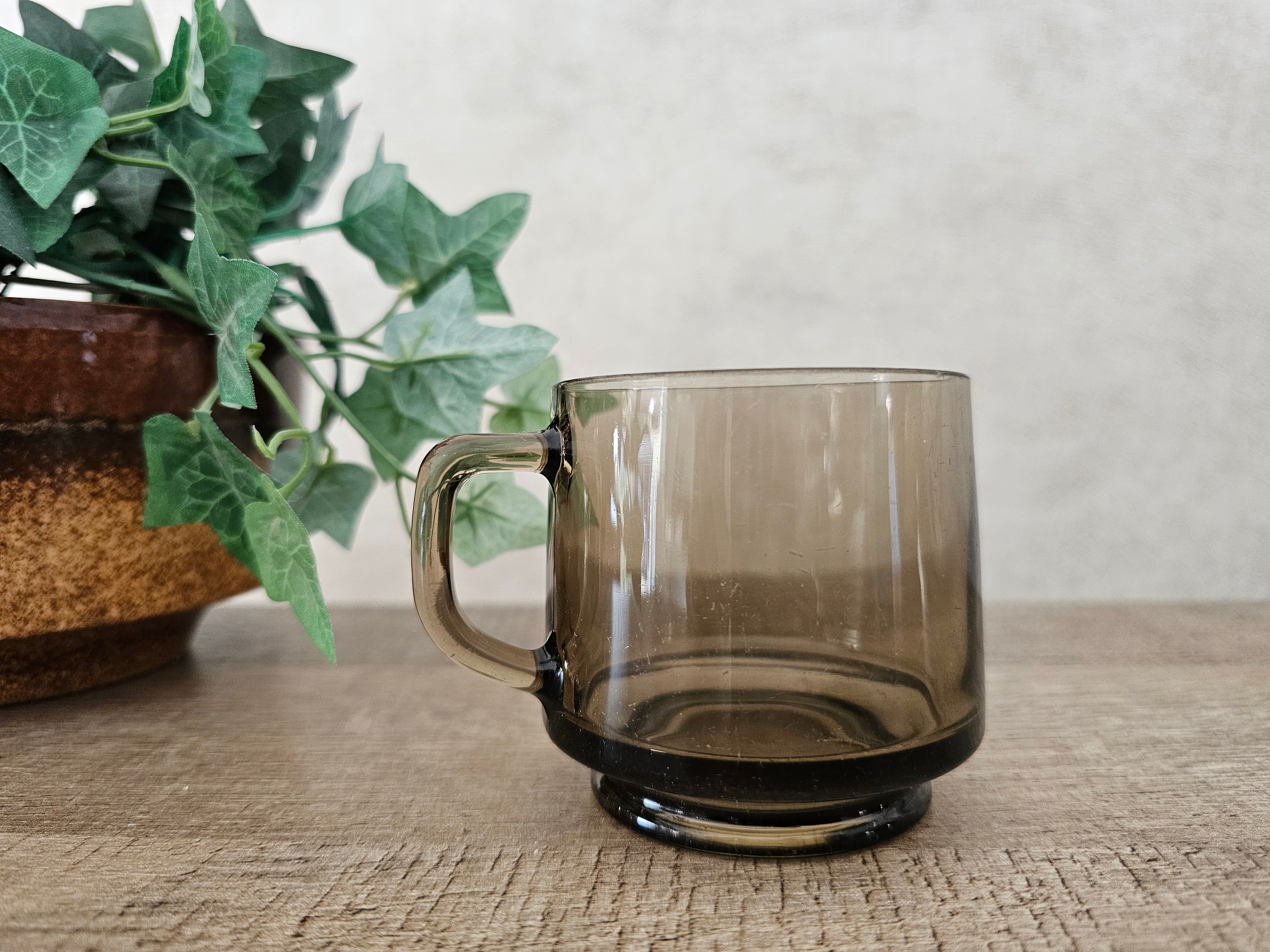 Douwe Egberts moccona rookglazen koffiekopje