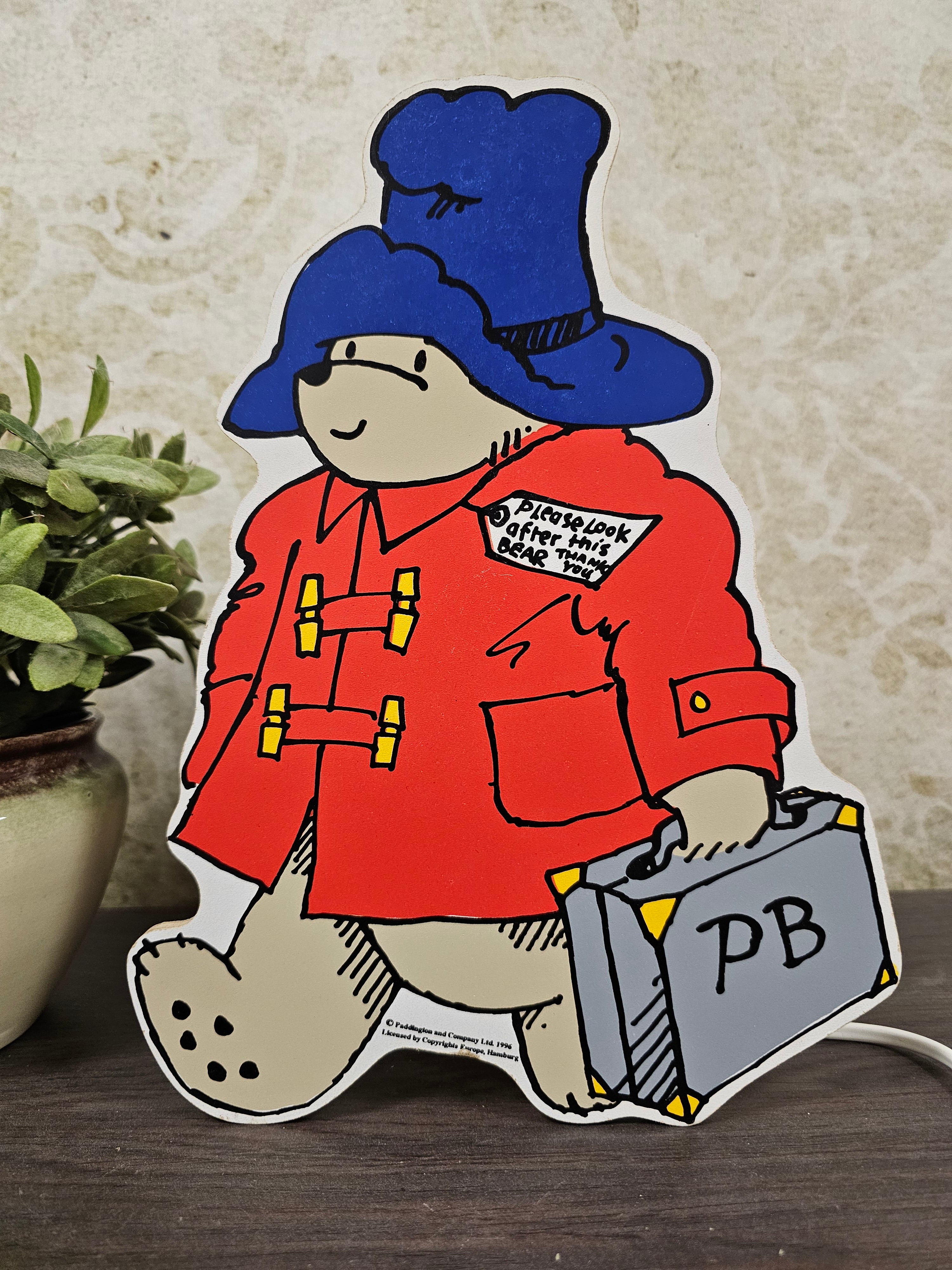 Paddington bear wandlamp