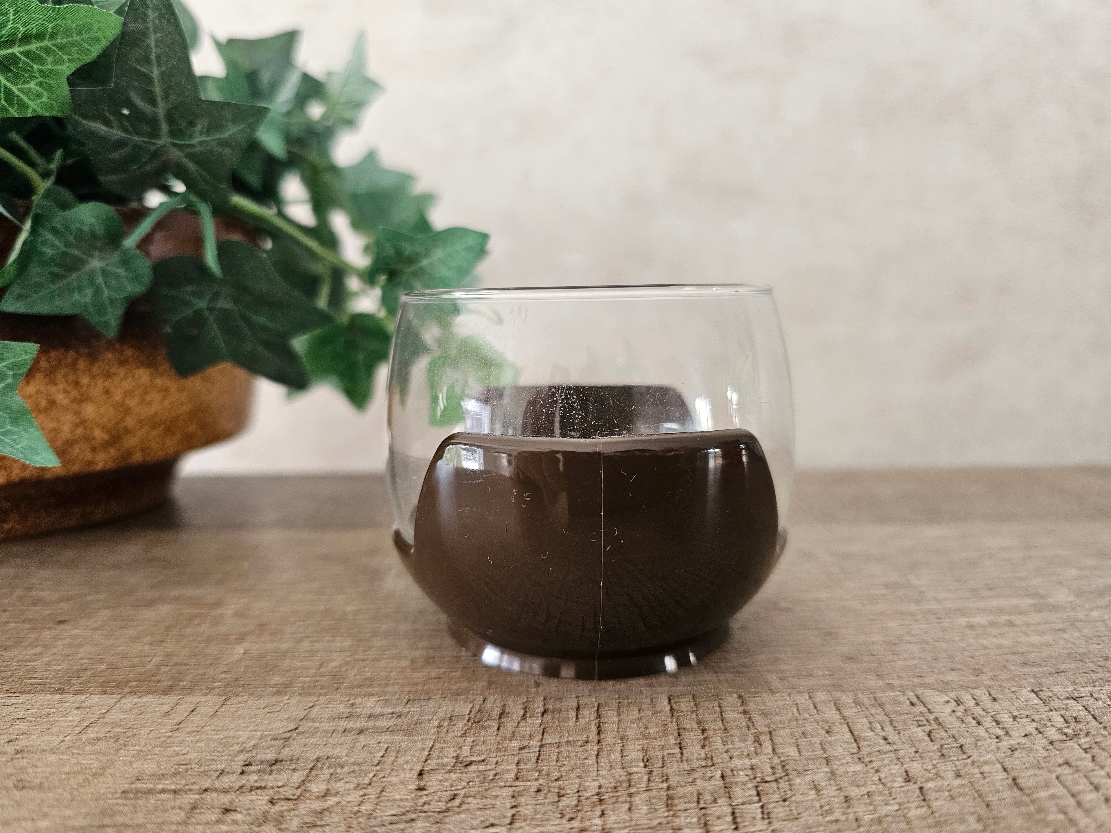 Theeglas bruine houder