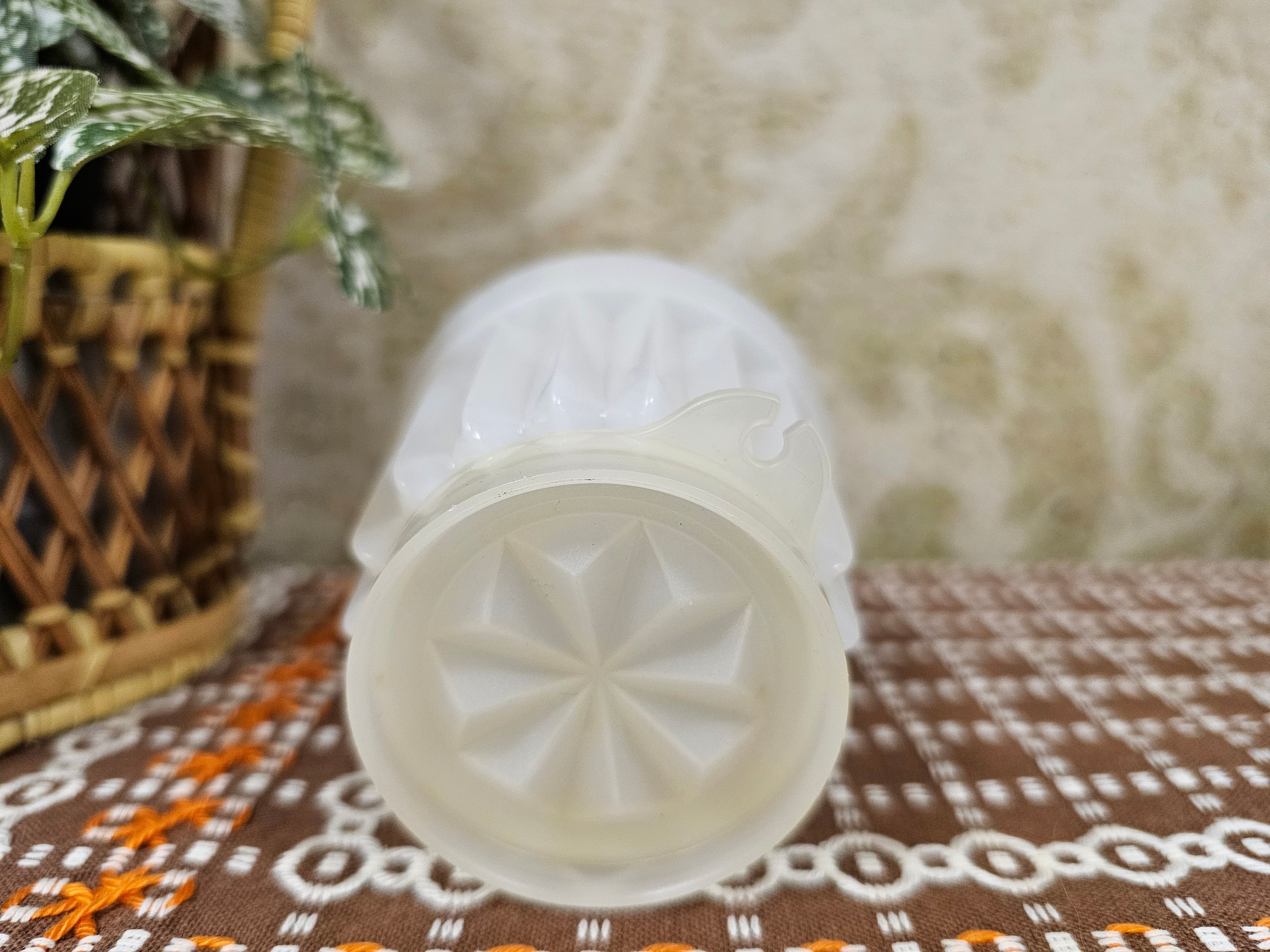 Tupperware puddingvormpje wit