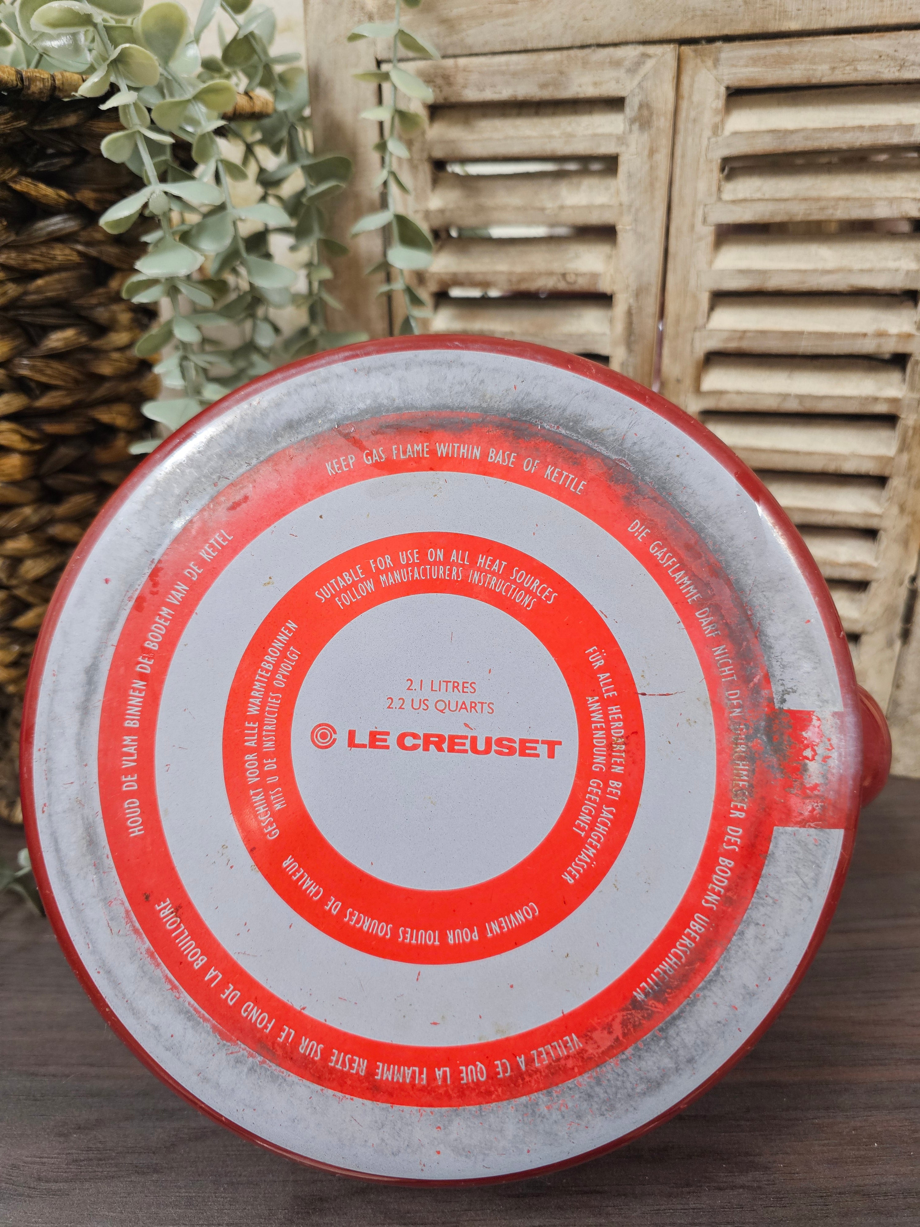 Le Creuset rode fluitketel 2,1 liter