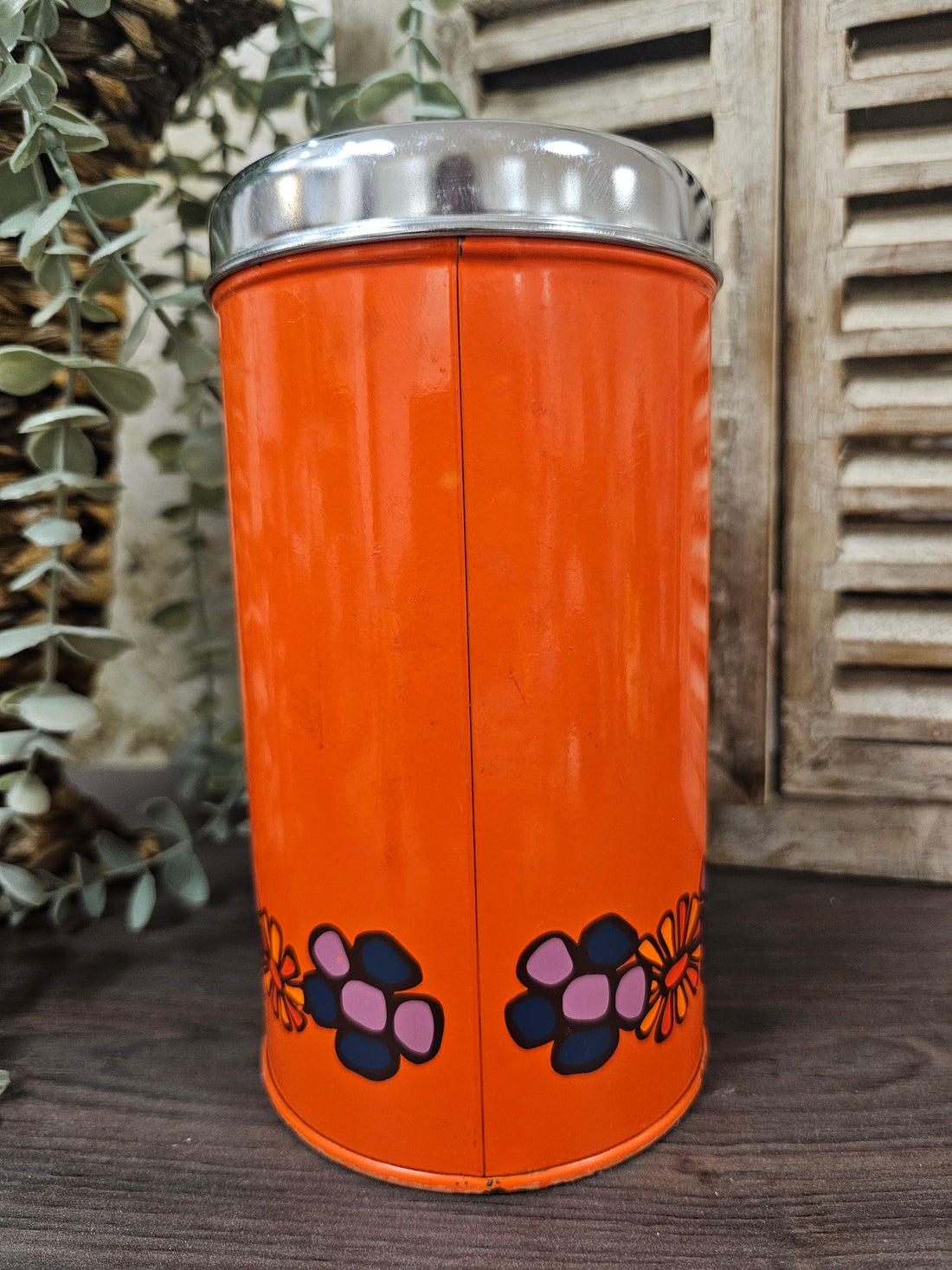 Brabantia oranje Diane beschuit blik