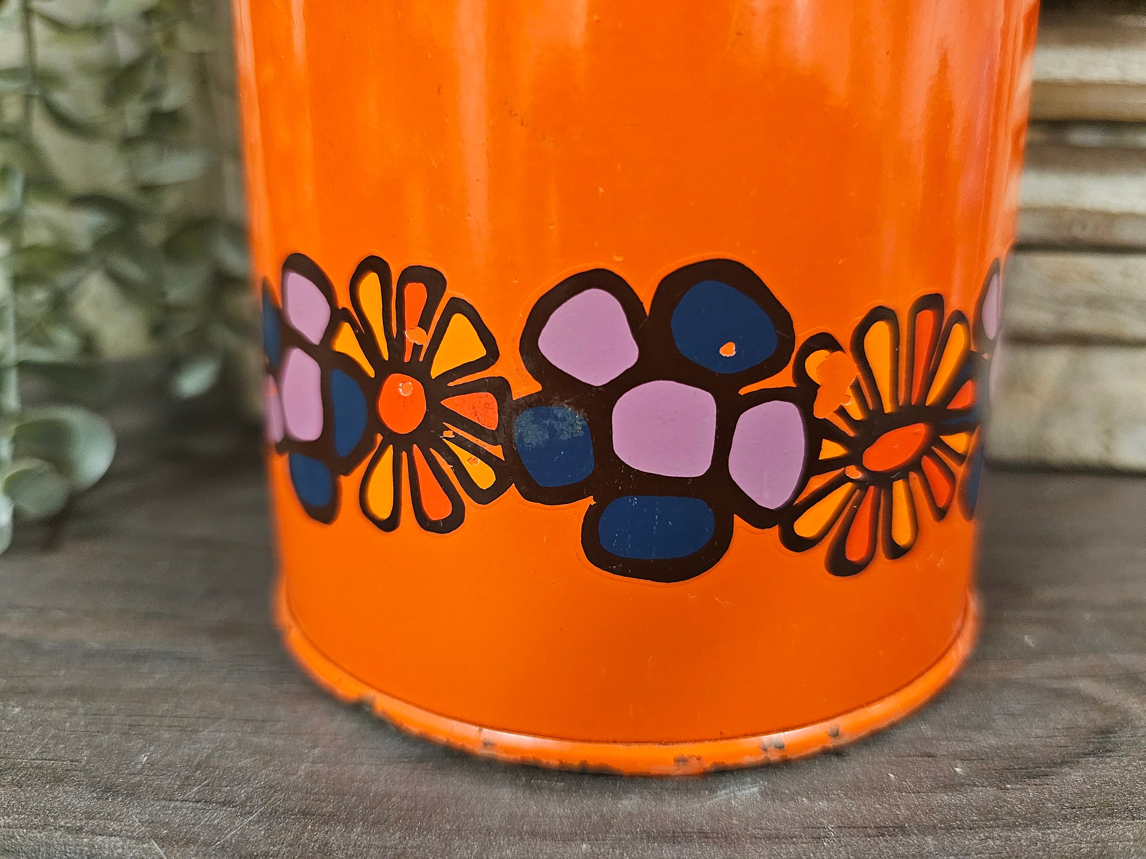 Brabantia oranje Diane beschuit blik
