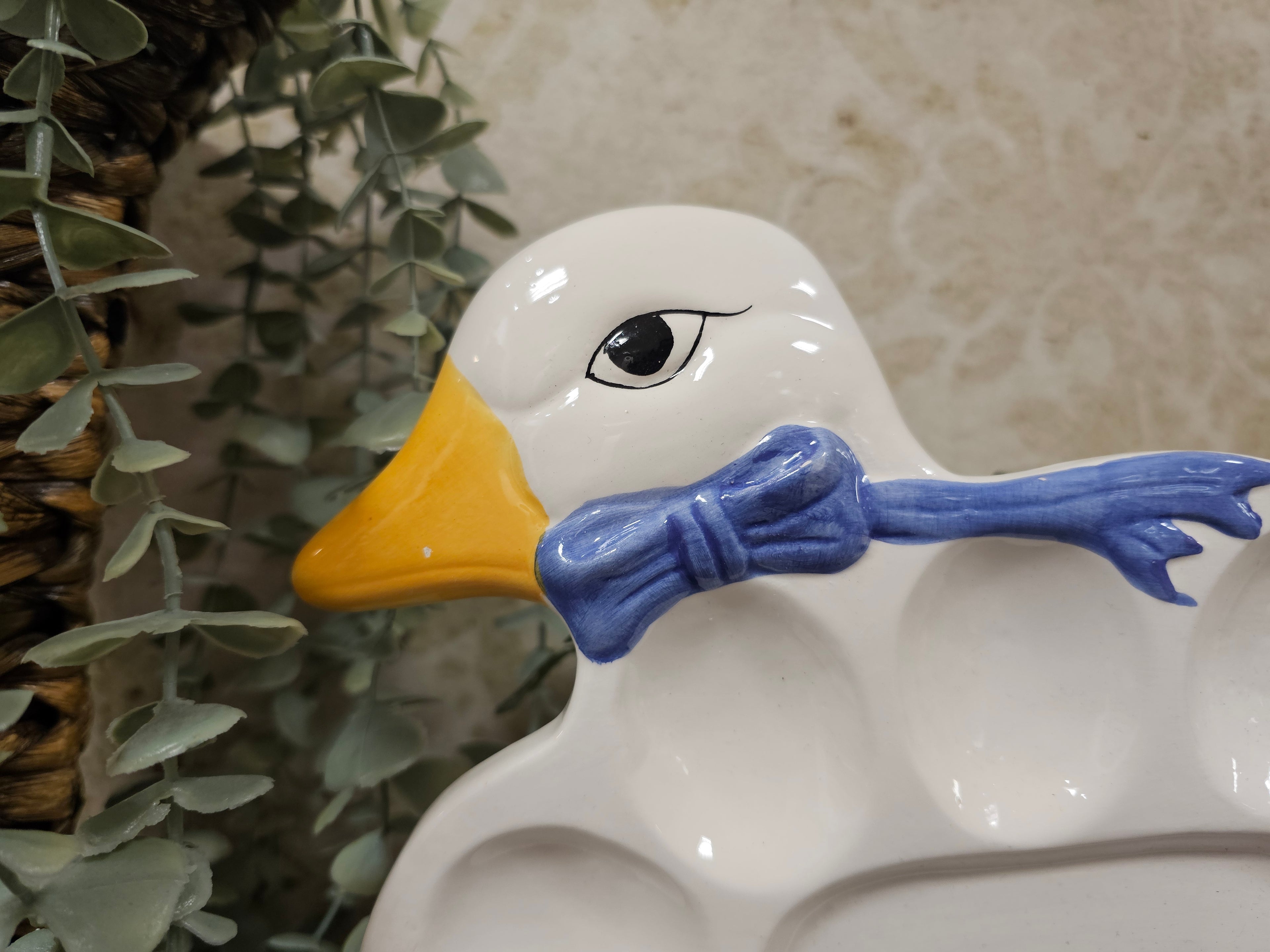 Eierenbord witte eend