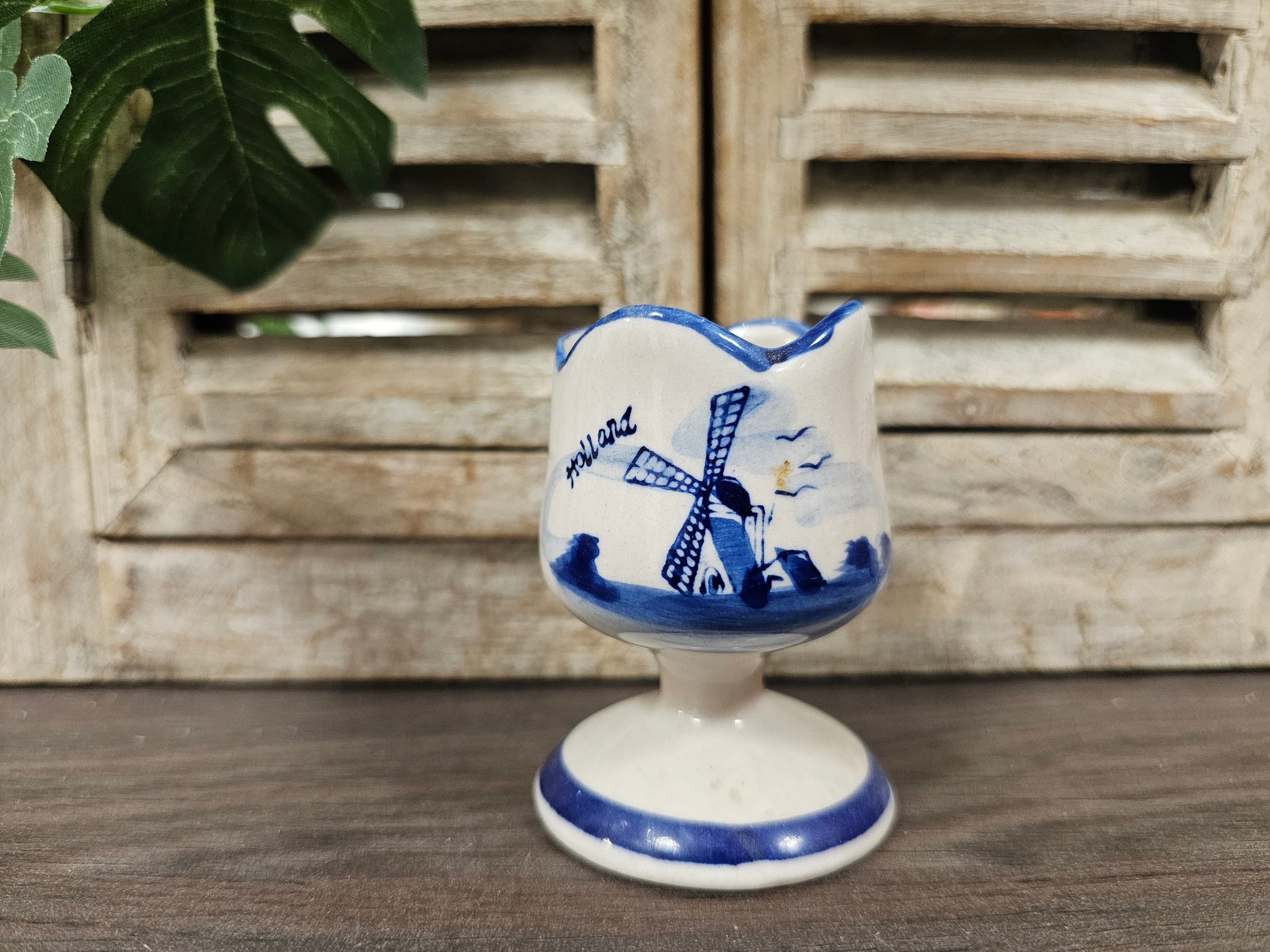 Delfts blauw eierdop