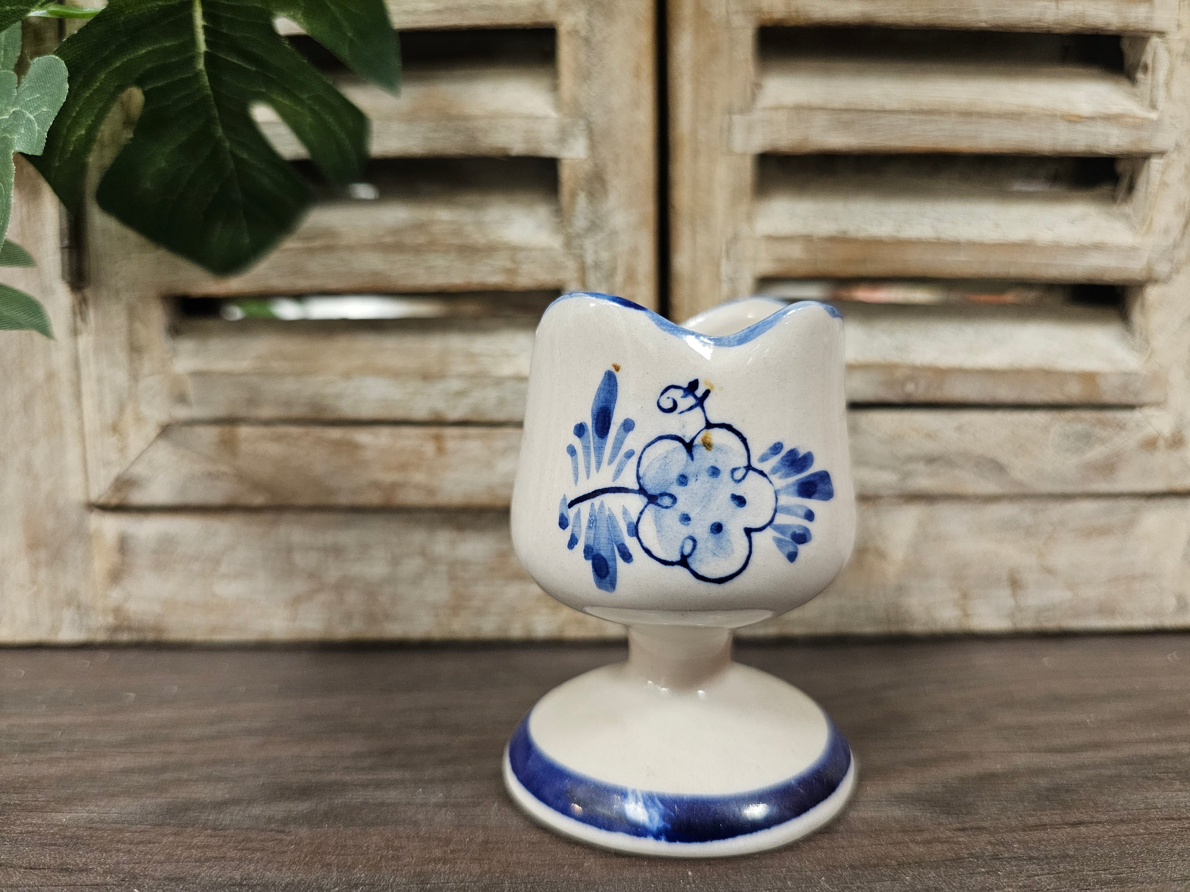 Delfts blauw eierdop