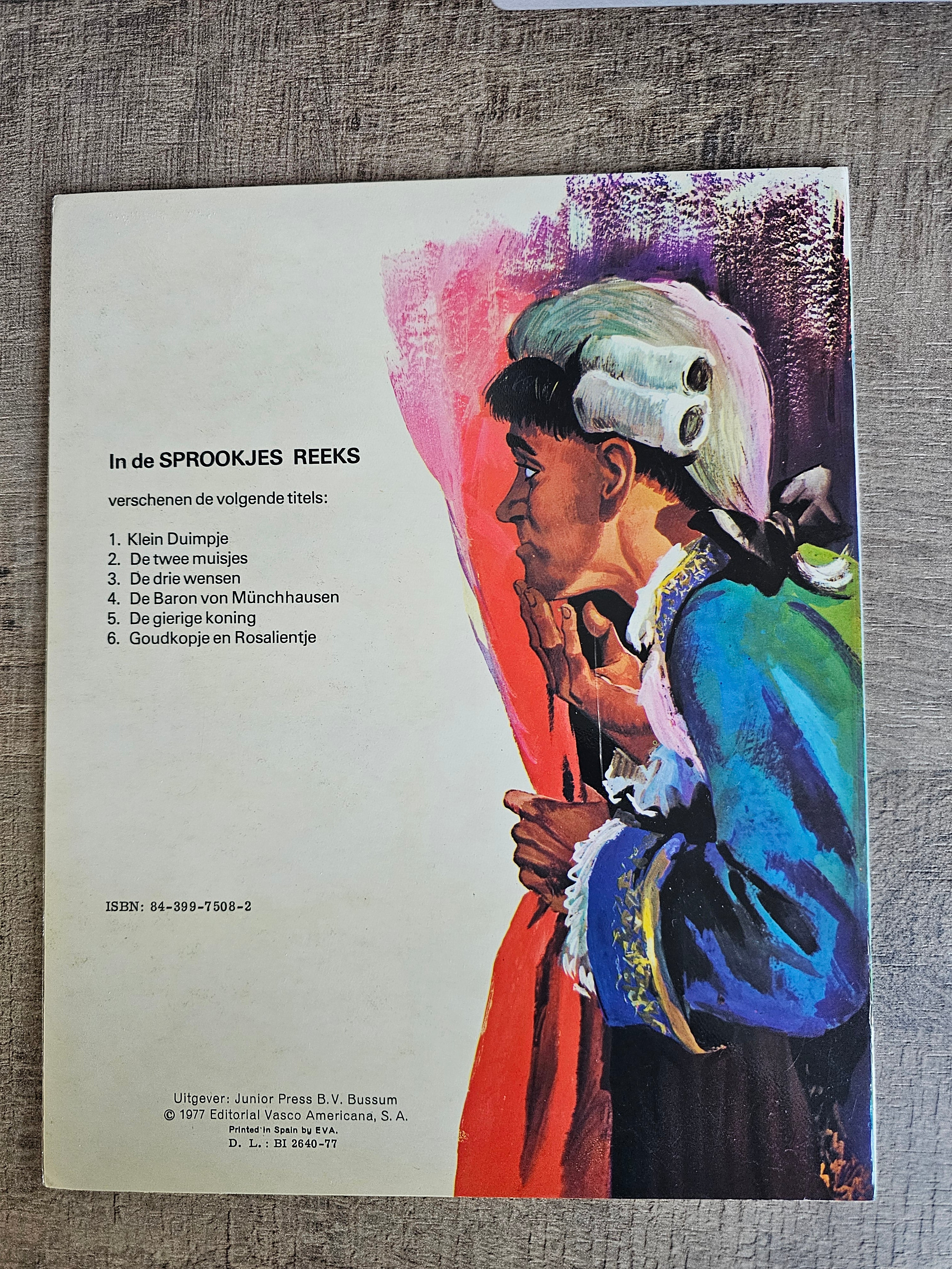 Klein Duimpje 1977 Sprookjes Reeks