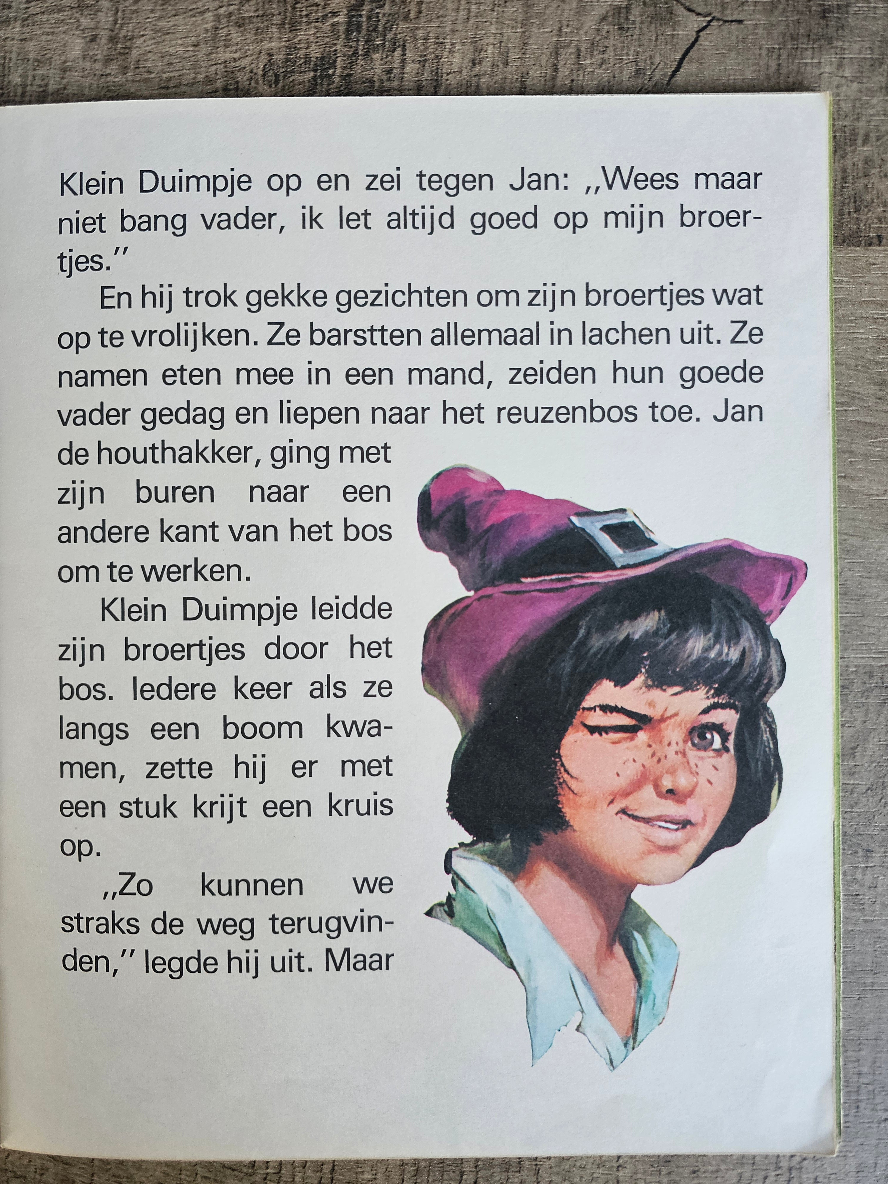 Klein Duimpje 1977 Sprookjes Reeks