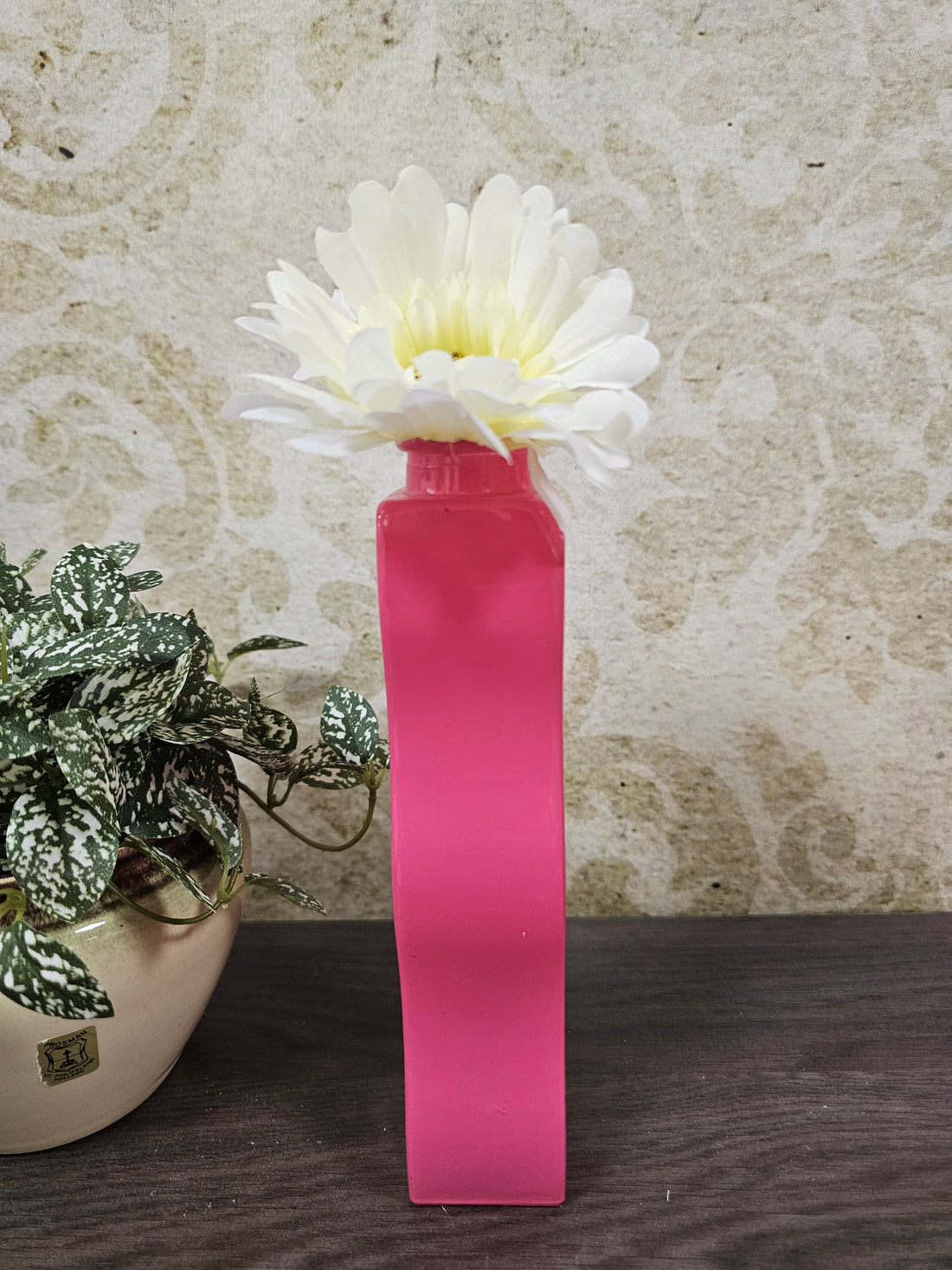 Ikea Skämt roze vaasje