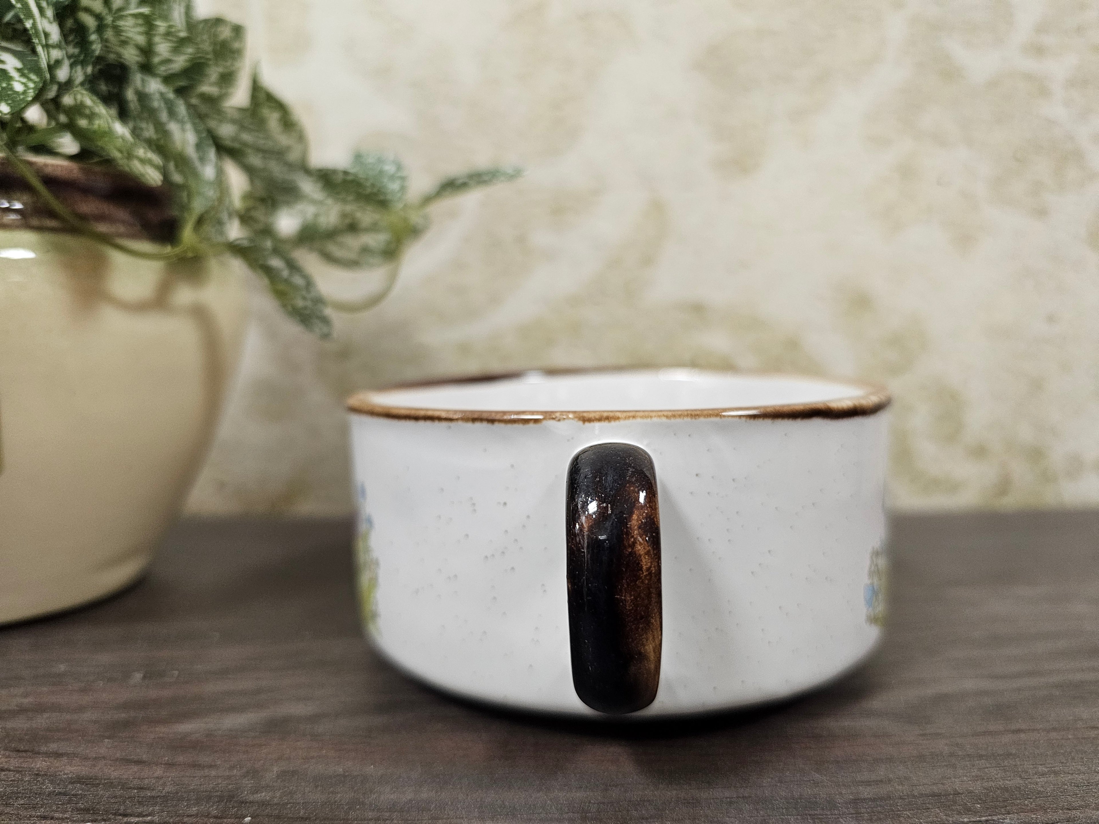 Wildflower soepkom viooltjes