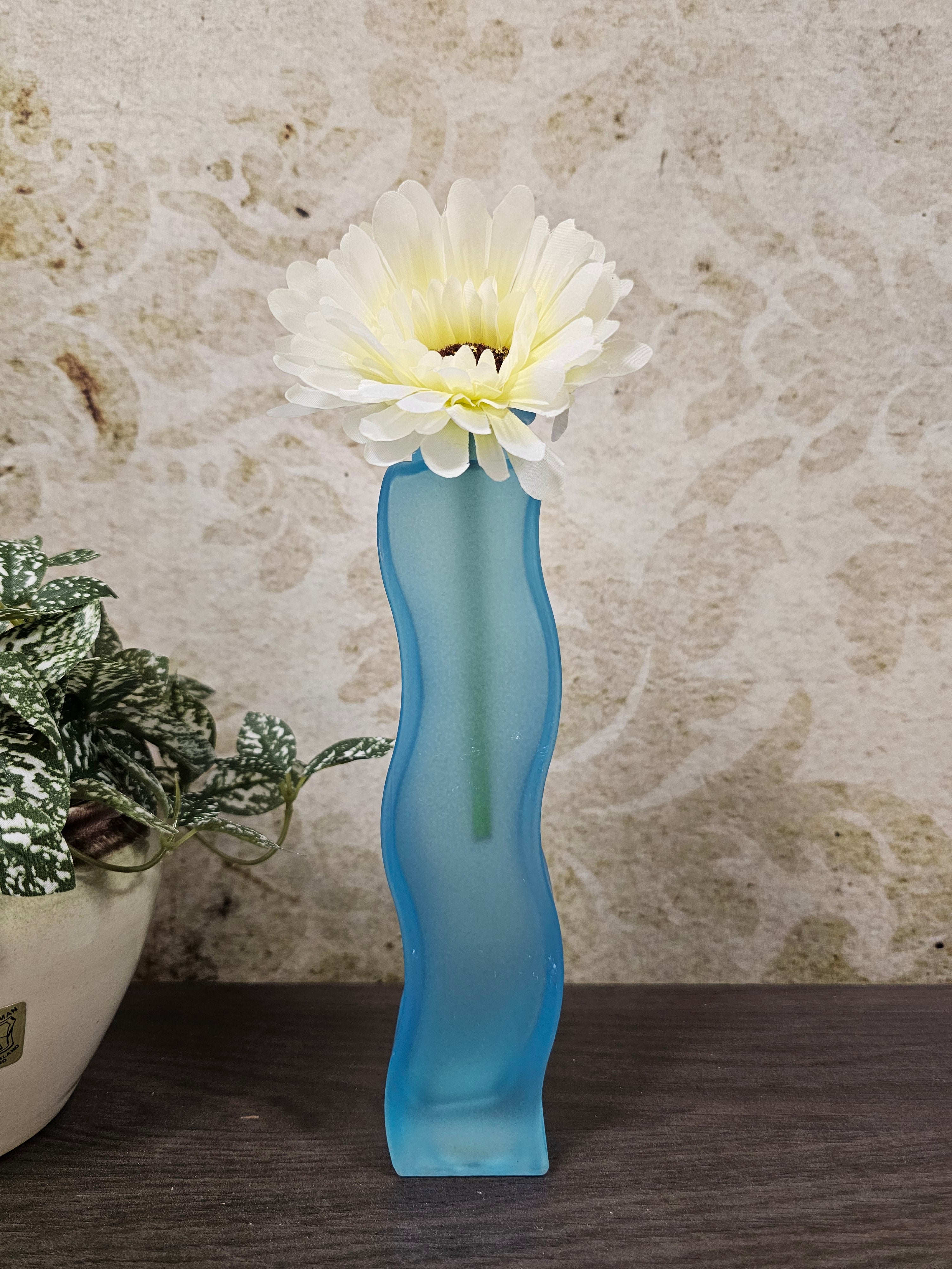 Ikea Skämt golvend vaasje lichtblauw