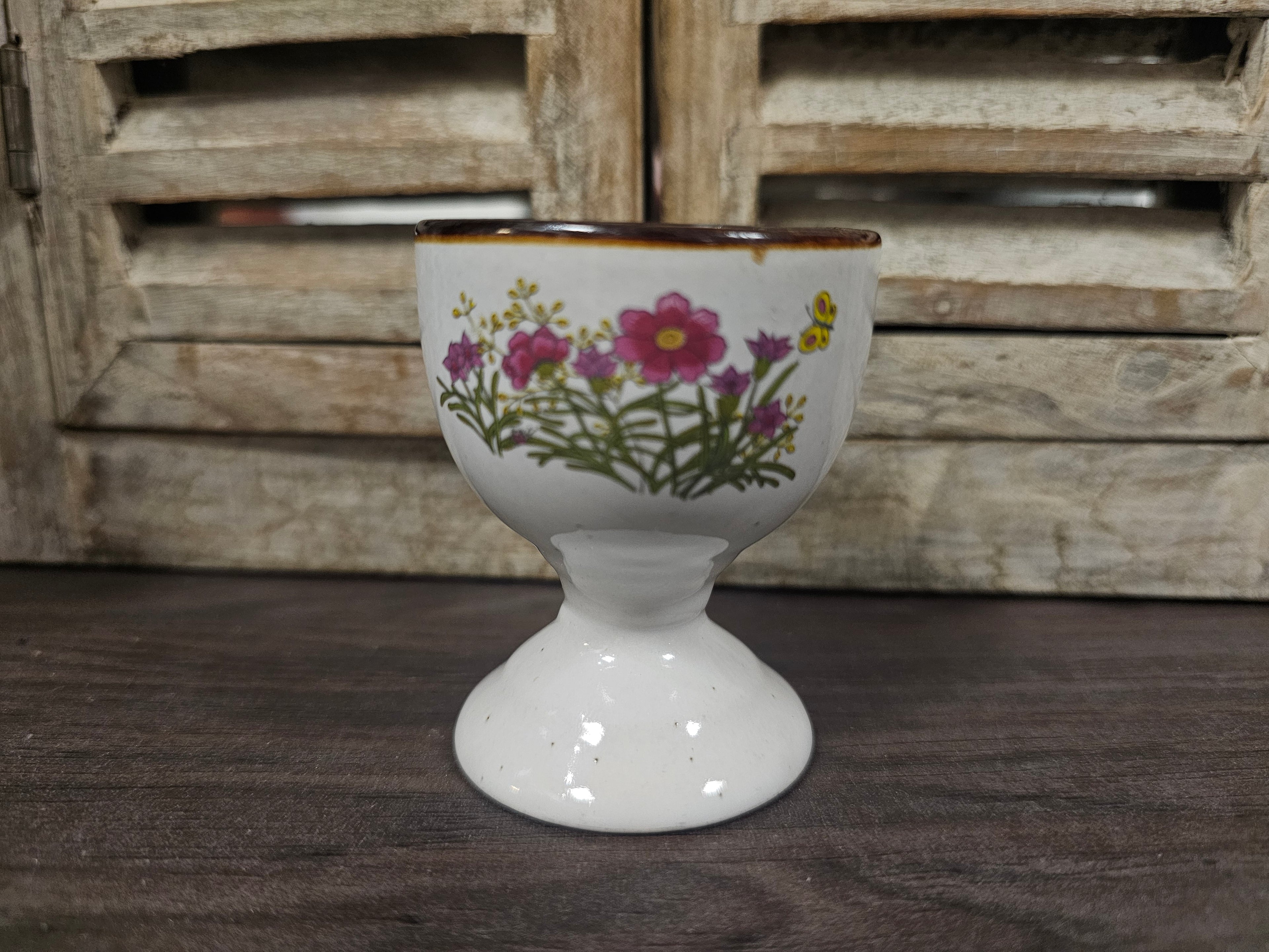 Wildflower eierdop roze bloemen