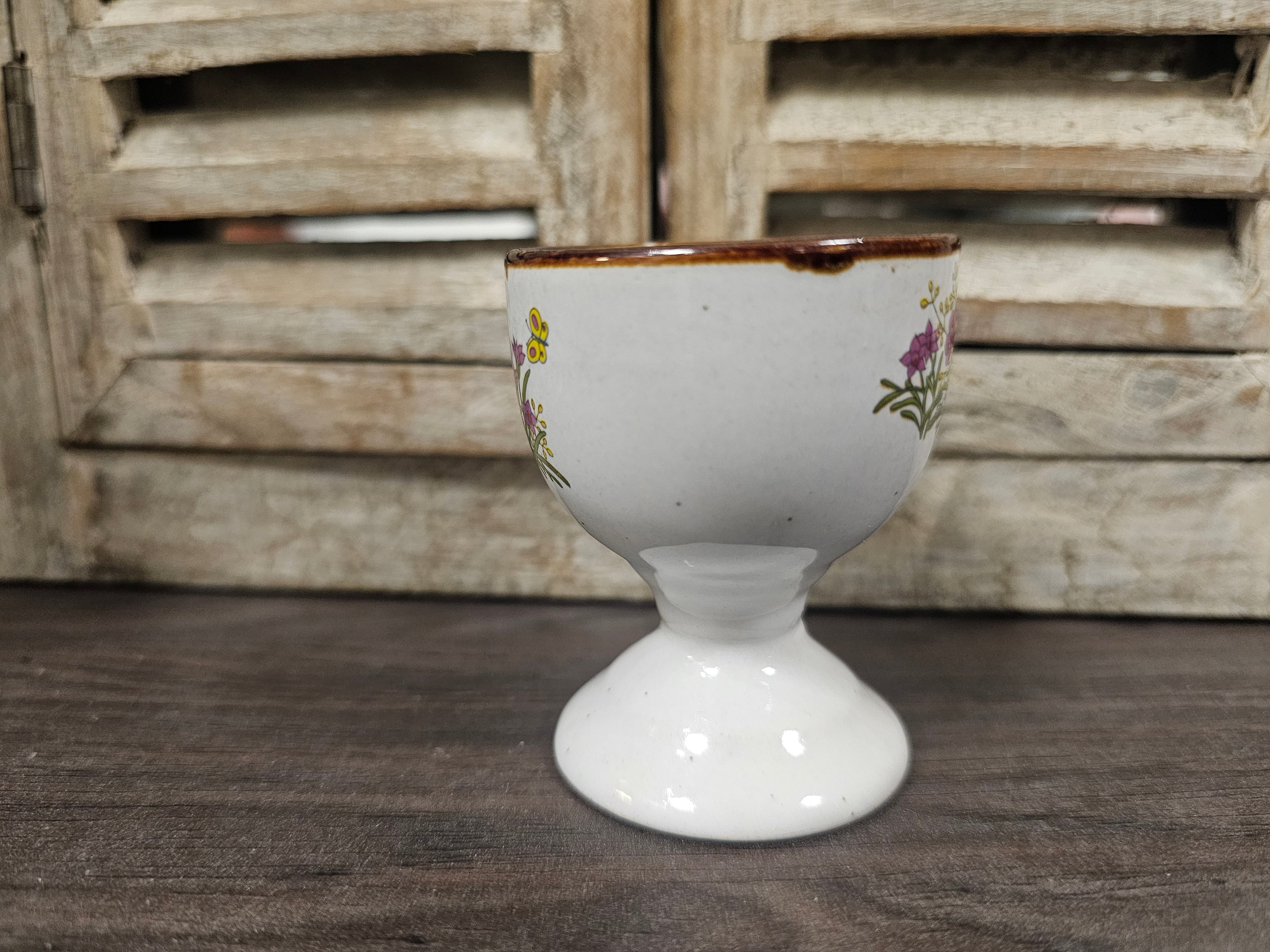 Wildflower eierdop roze bloemen