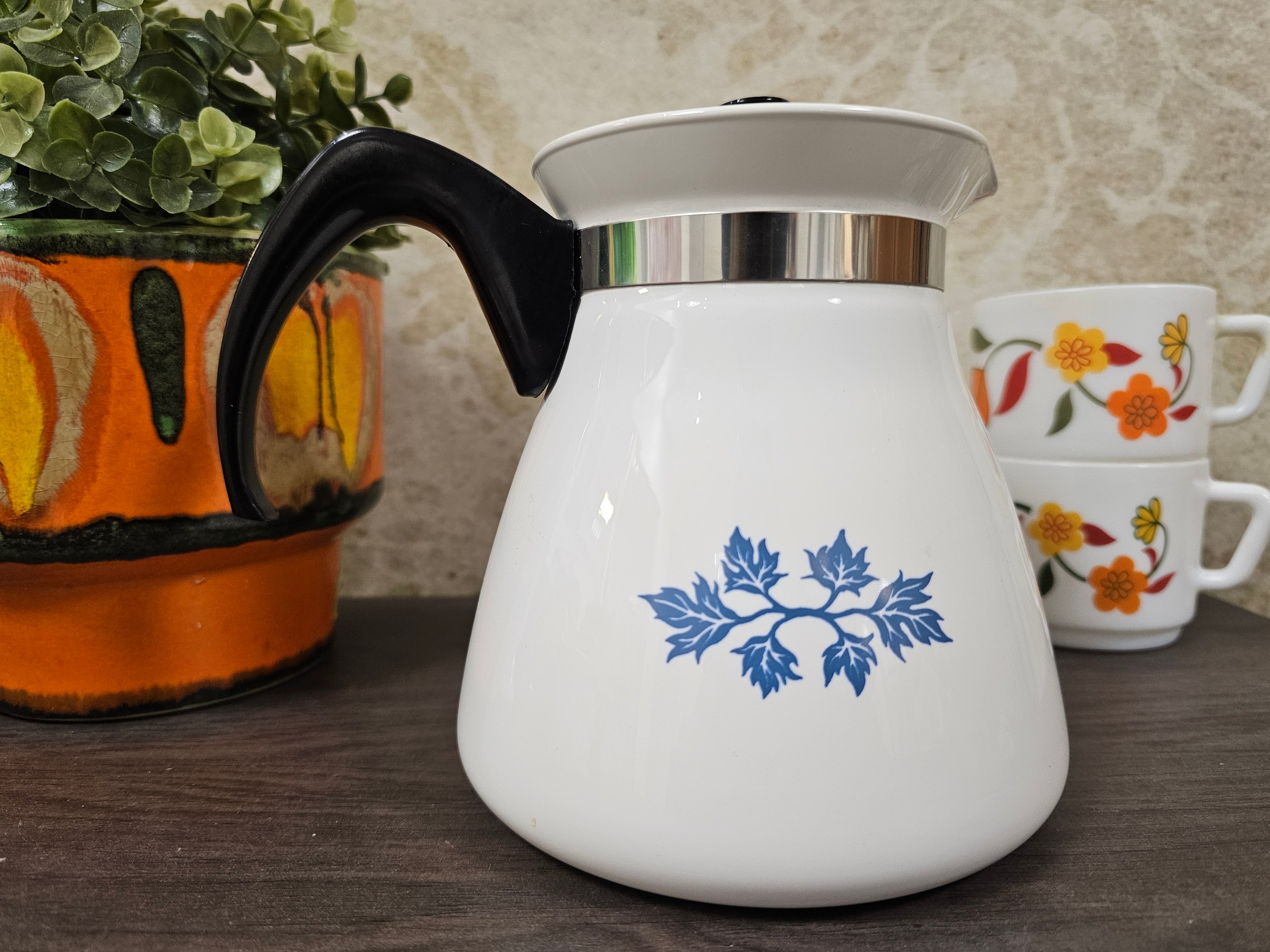 Pyroflam witte koffiepot