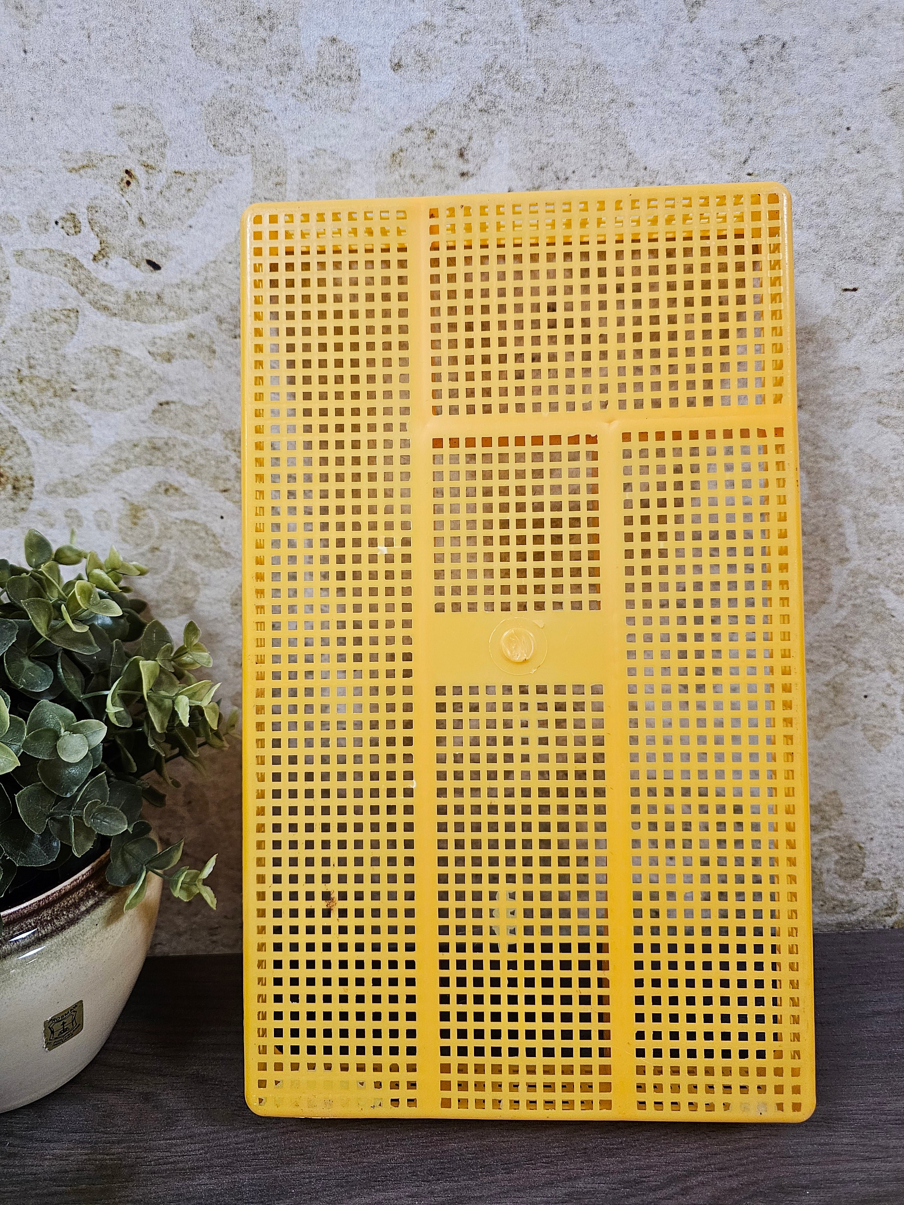 Oranje bestekmand kunststof