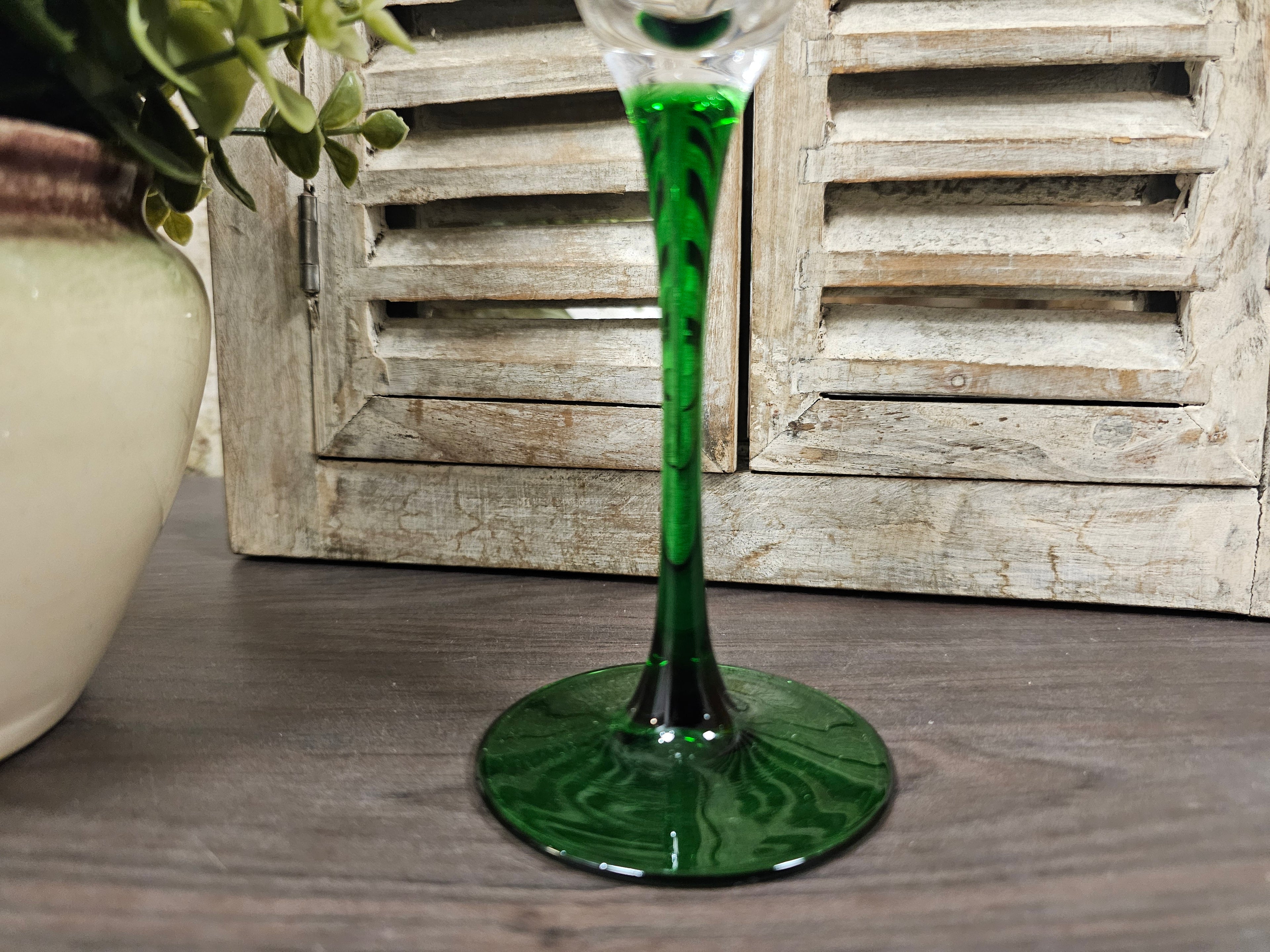 Luminarc France champagne glas groen