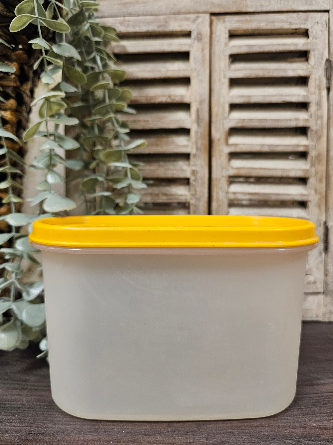 Tupperware ruimtespaarder oranje