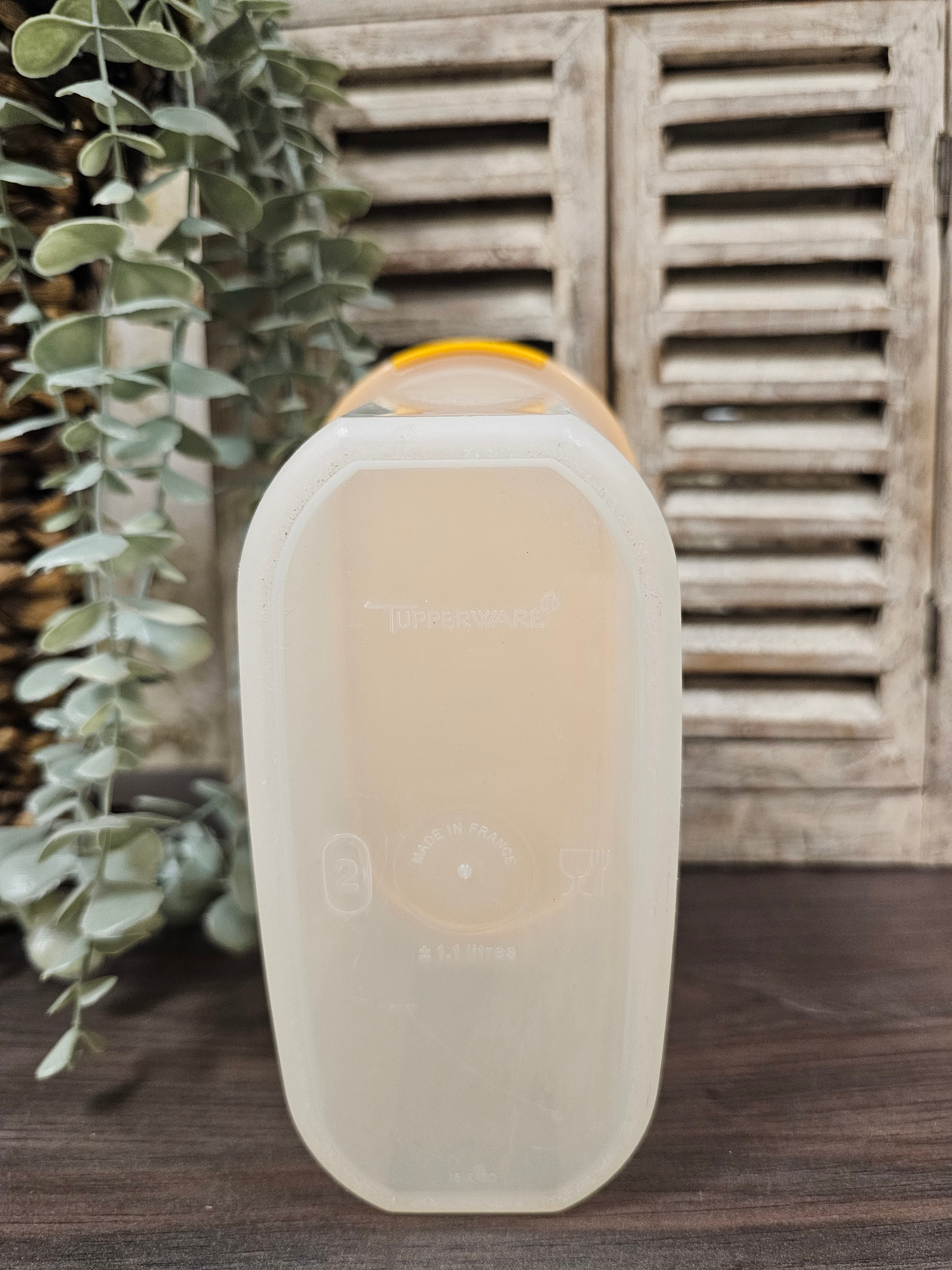 Tupperware ruimtespaarder oranje