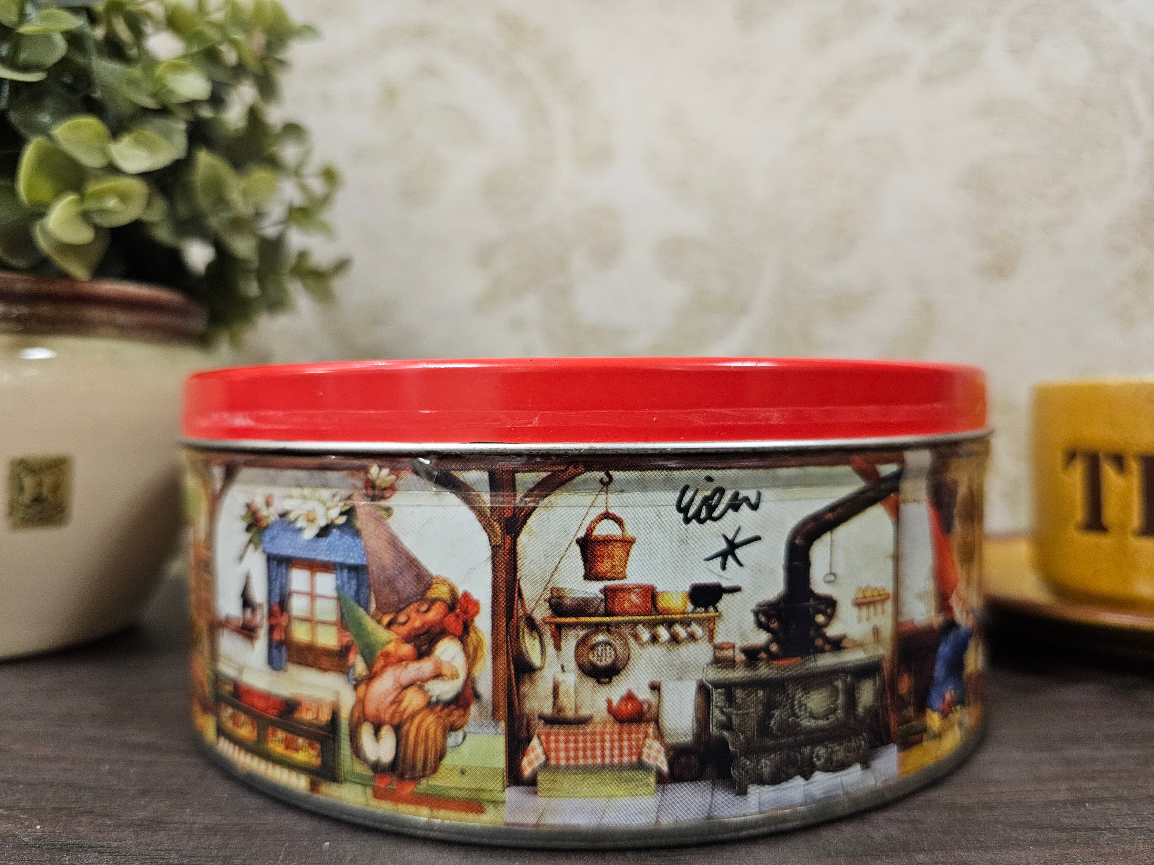 Rien Poortvliet Kabouter koekjes blik