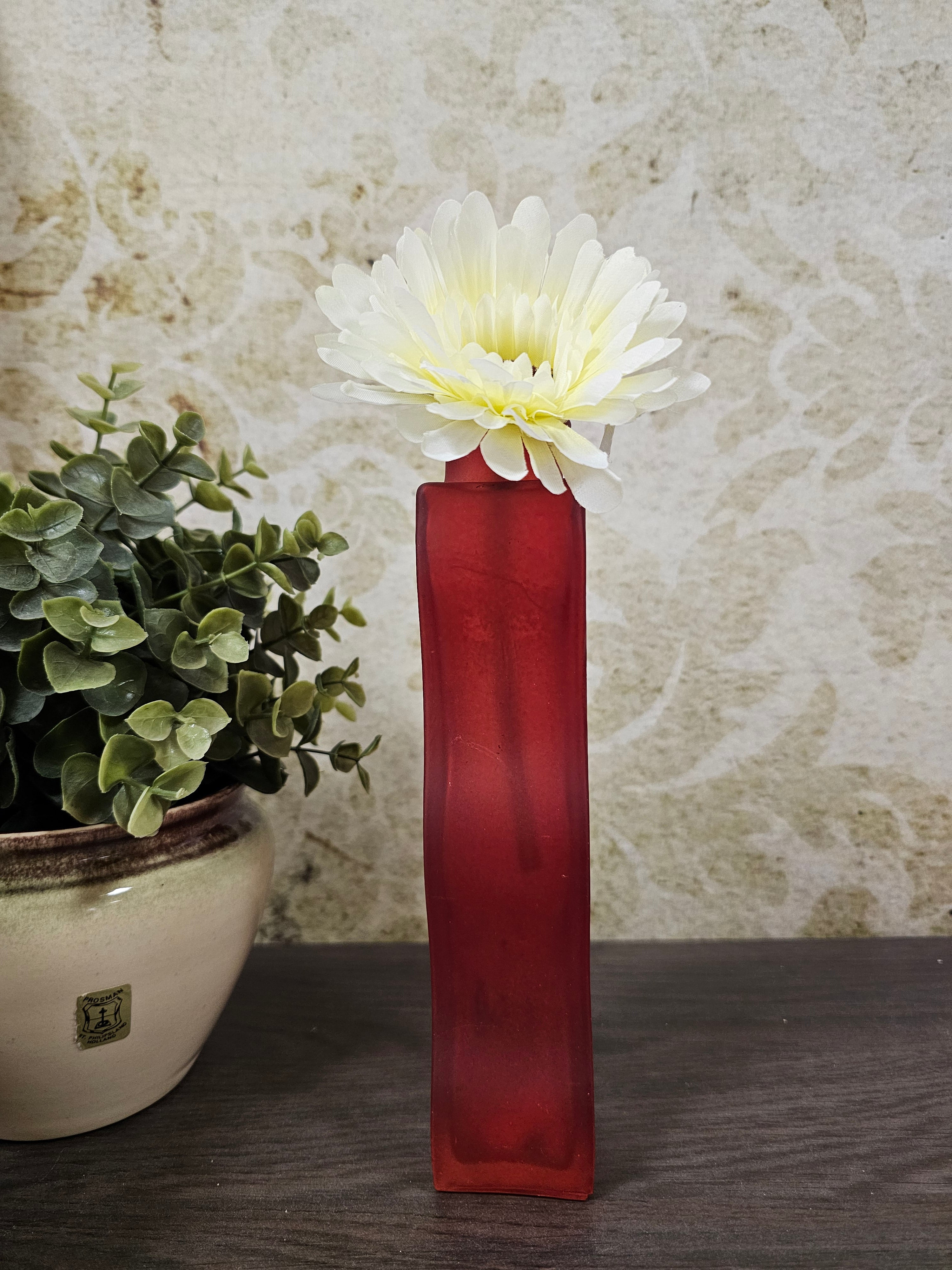 Ikea Skämt golvend vaasje rood