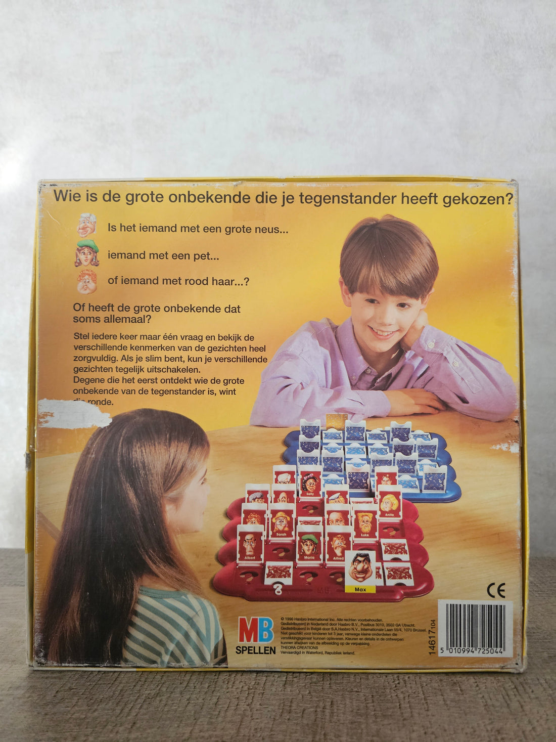 MB spel Wie is het? editie uit 1996