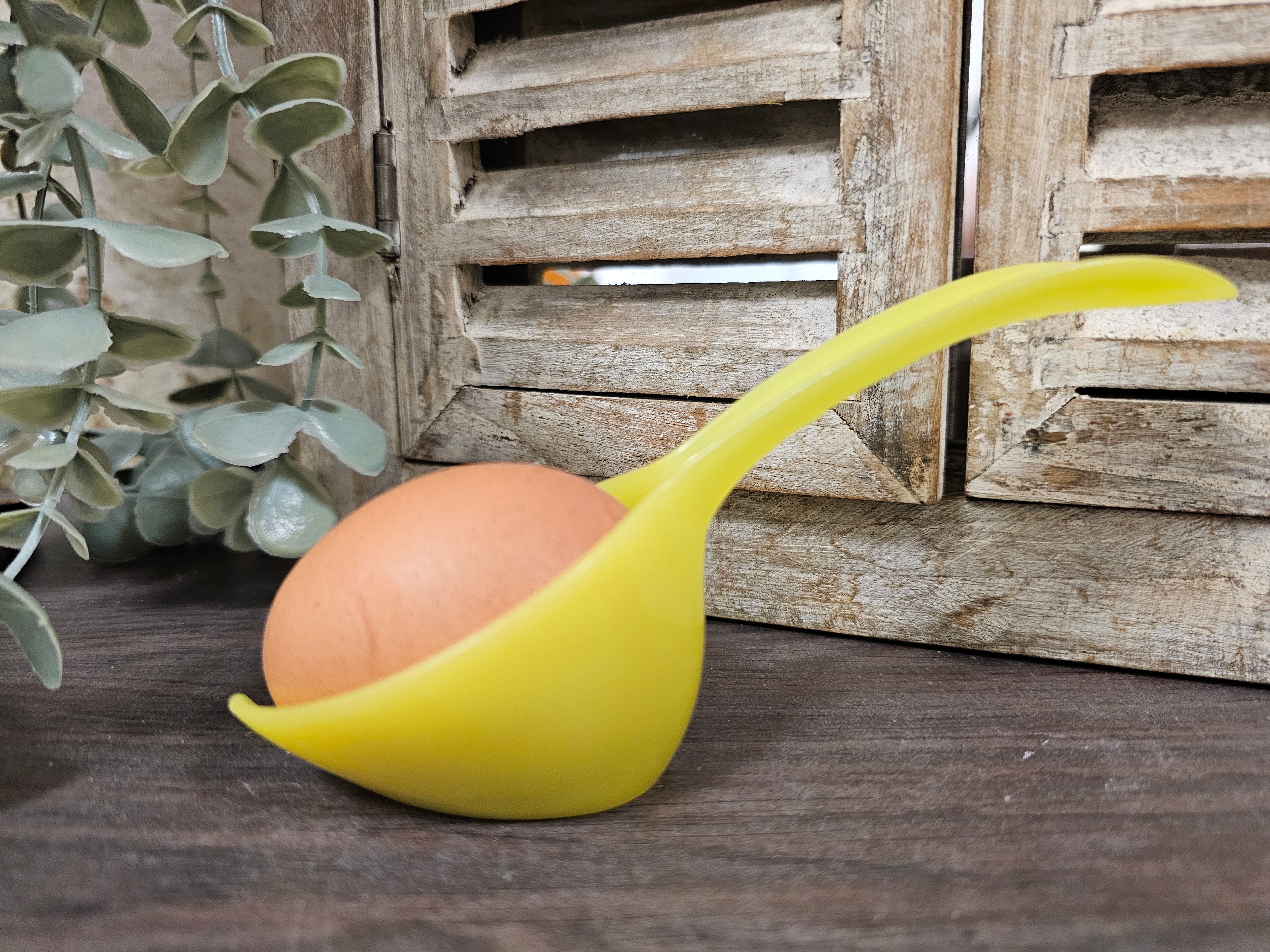 Tupperware gele eierlepel