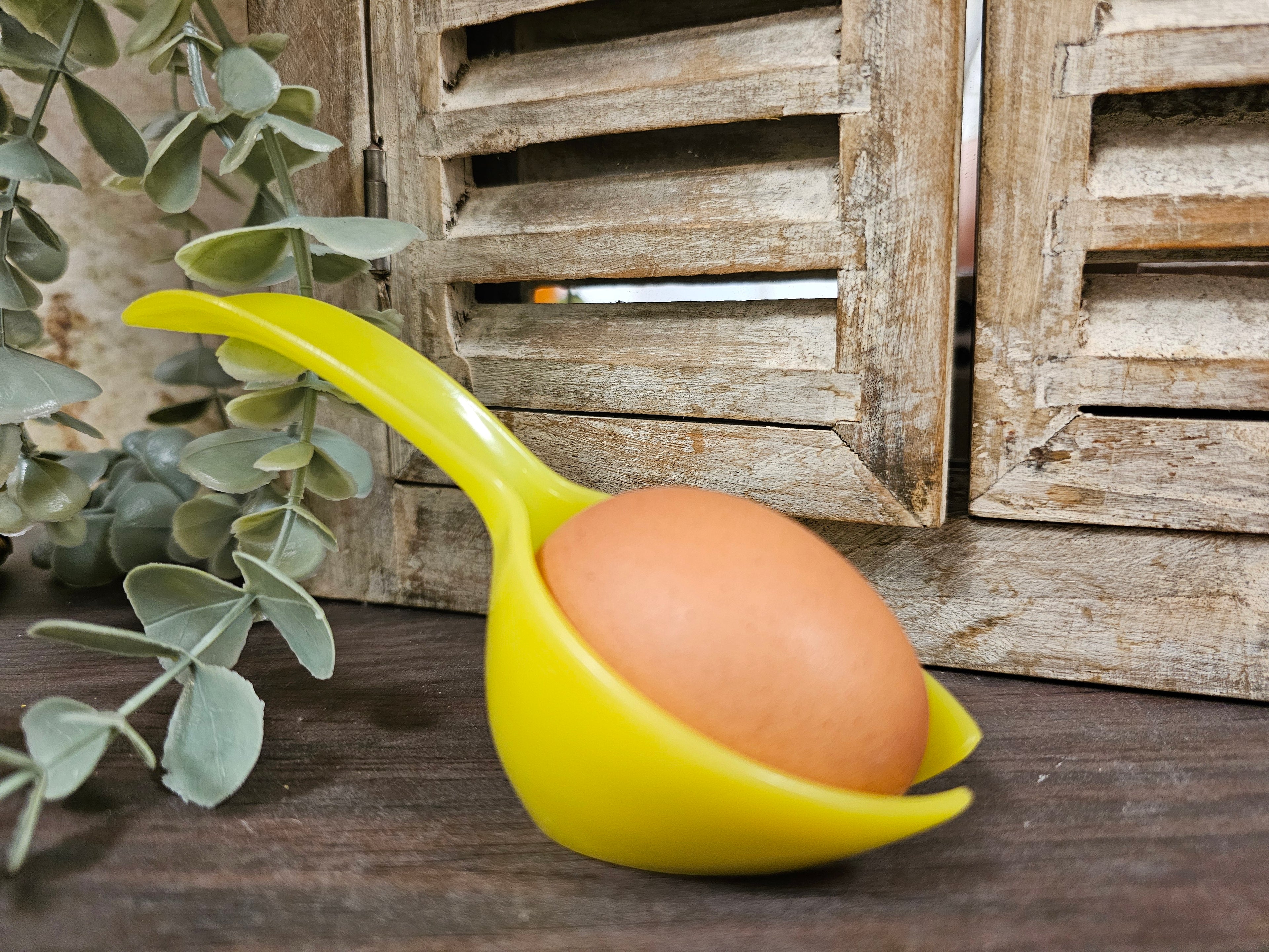 Tupperware gele eierlepel
