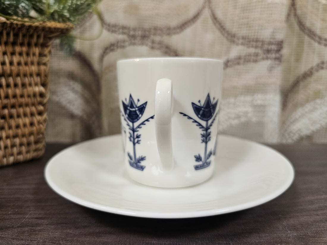 Leeuwenzegel kop en schotel set - Spakenburg / Middelburg