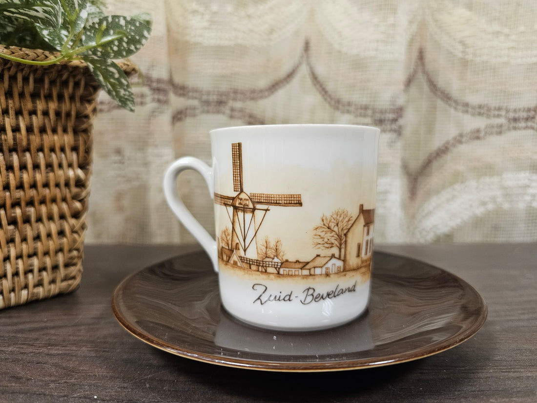 Beiers porselein zuid Beveland kop en schotel
