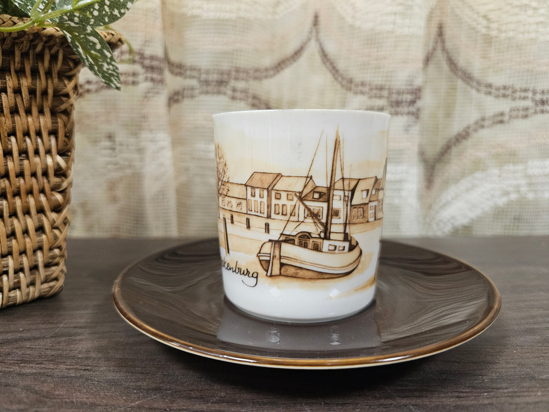 Beiers porselein Spakenburg kop en schotel