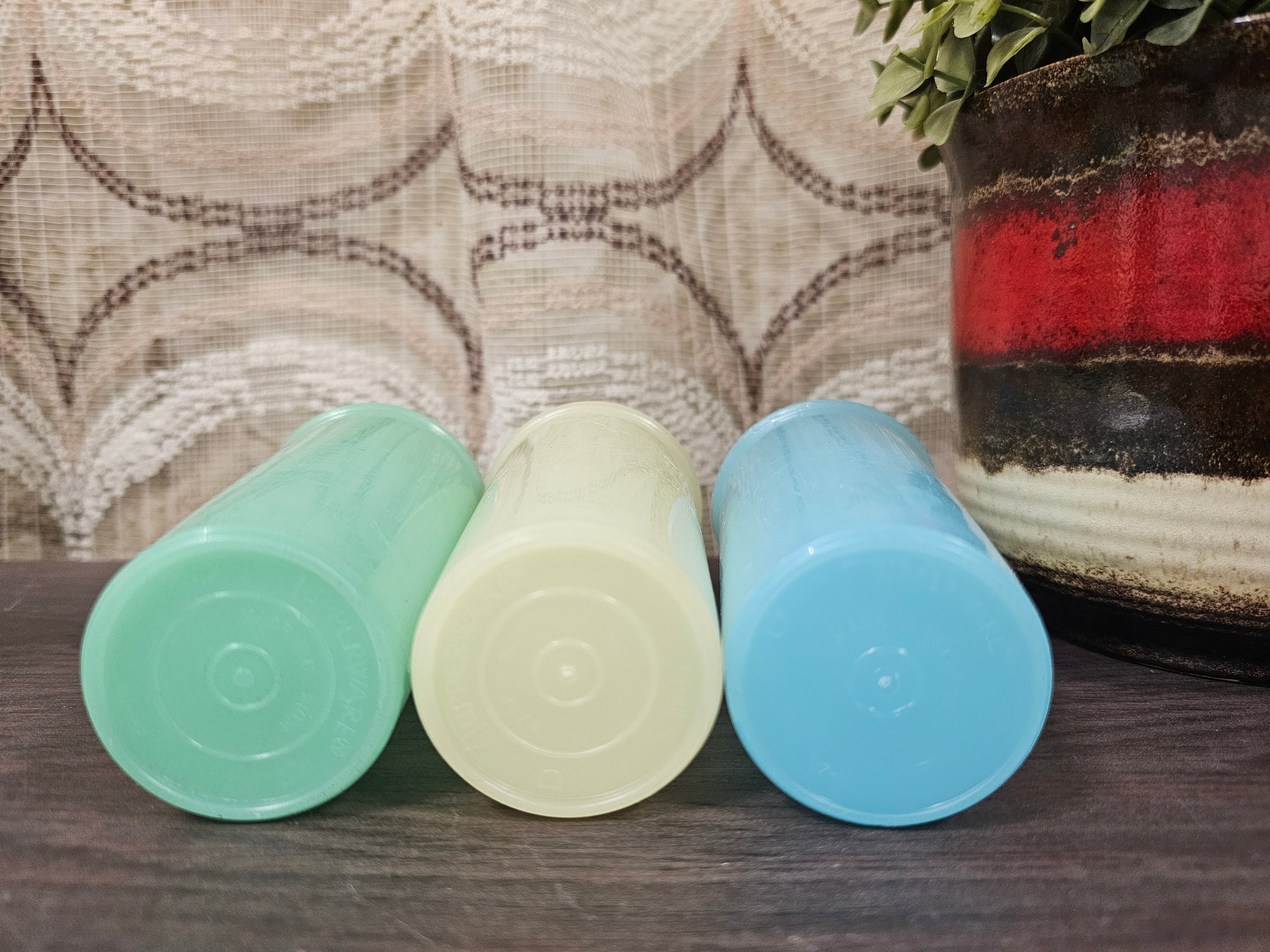 Tupperware pastelkleuren bekers