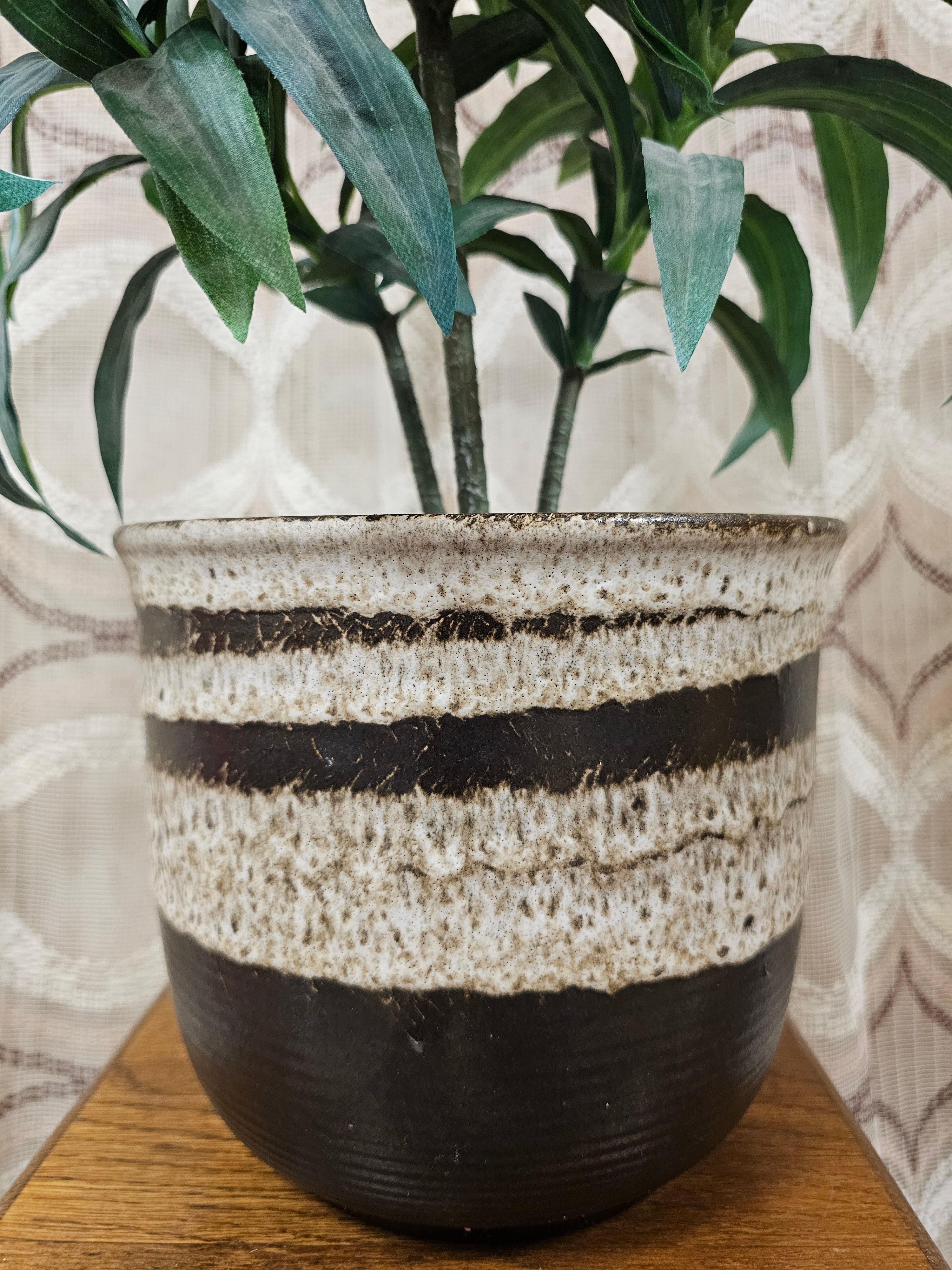 West Germany bloempot bruin