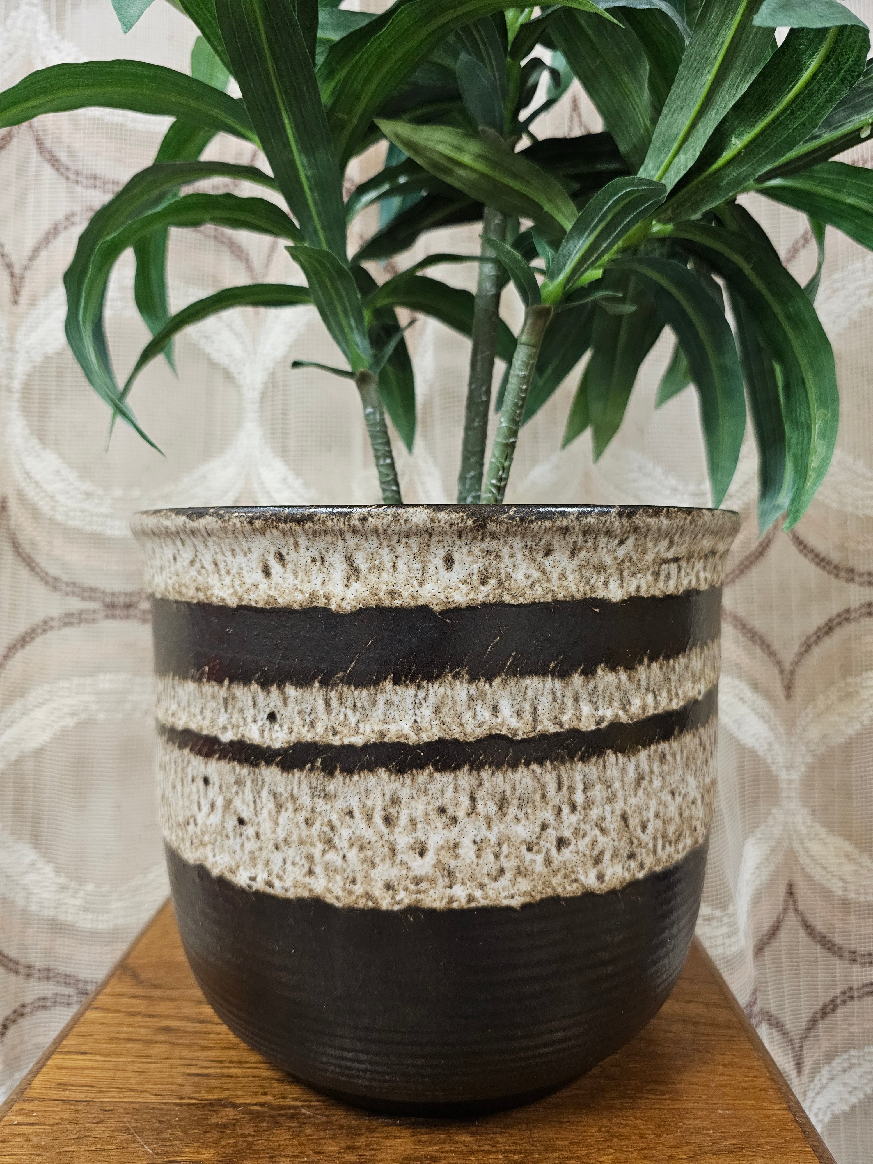 West Germany bloempot bruin