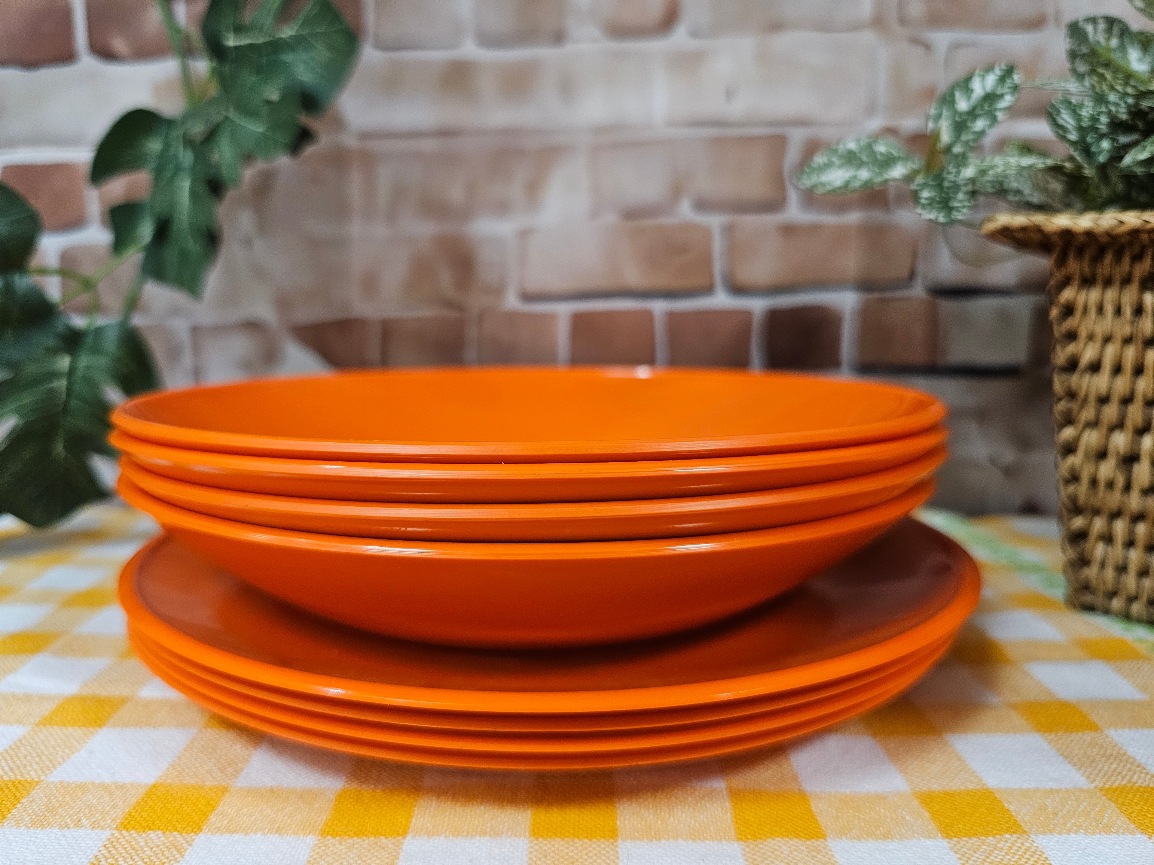 Mepal oranje camping servies