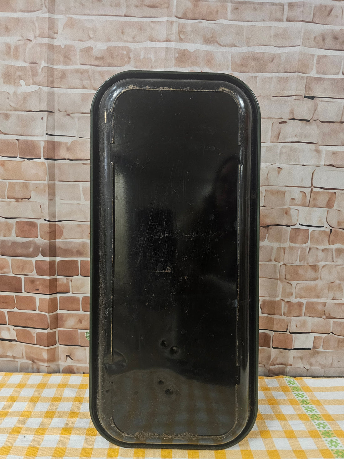 Coca Cola metalen dienblad vrouw