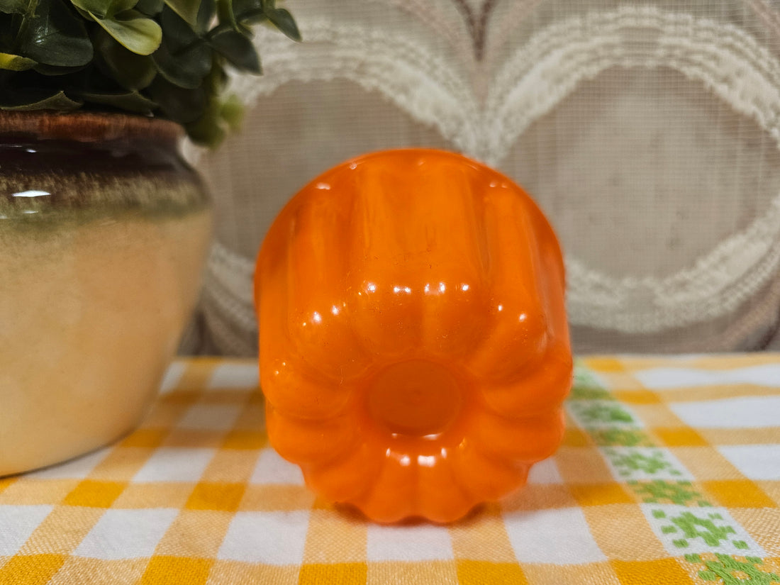 Puddingvorm oranje jaren 70