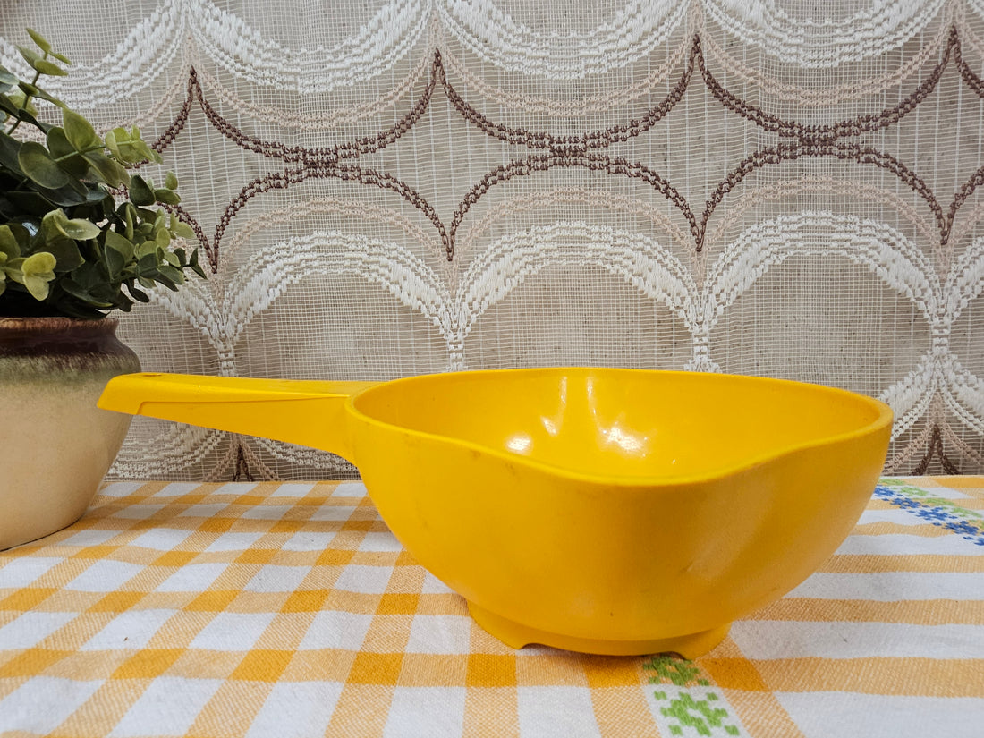 Tupperware oranje vergiet