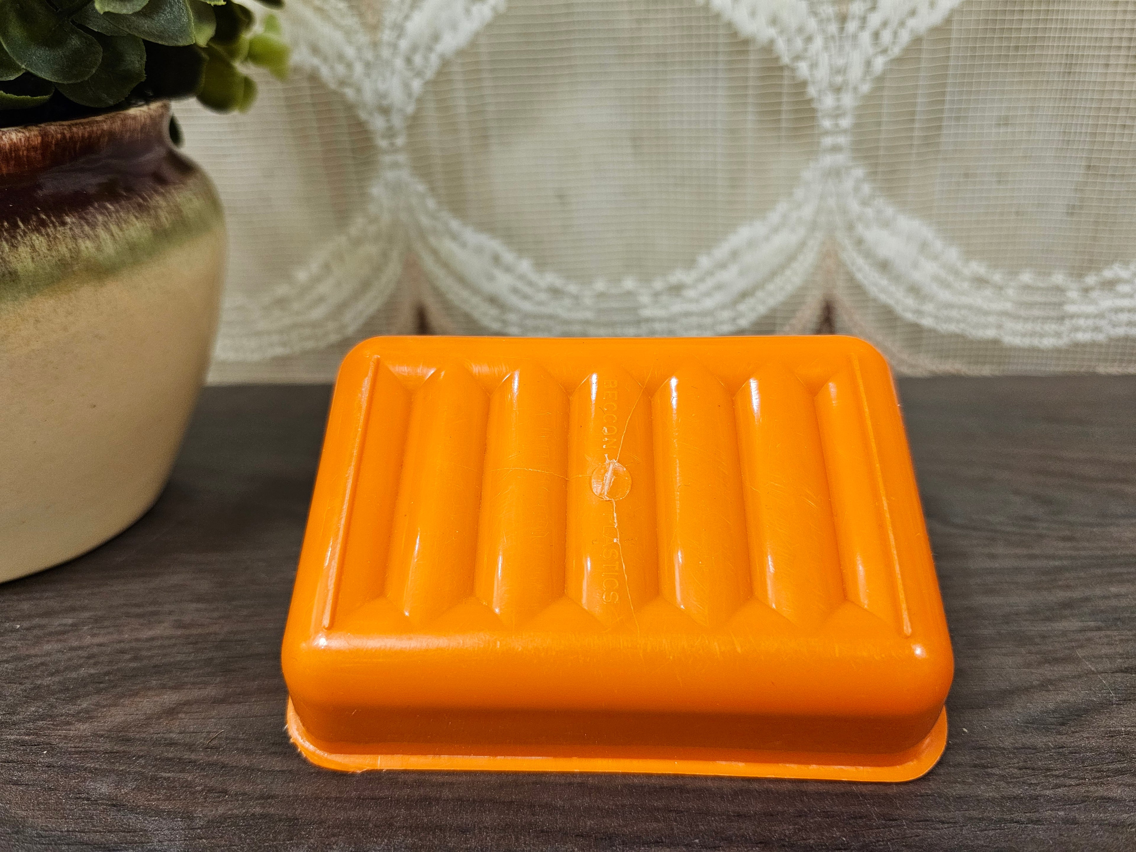 Beccon plastics oranje zeepbakje