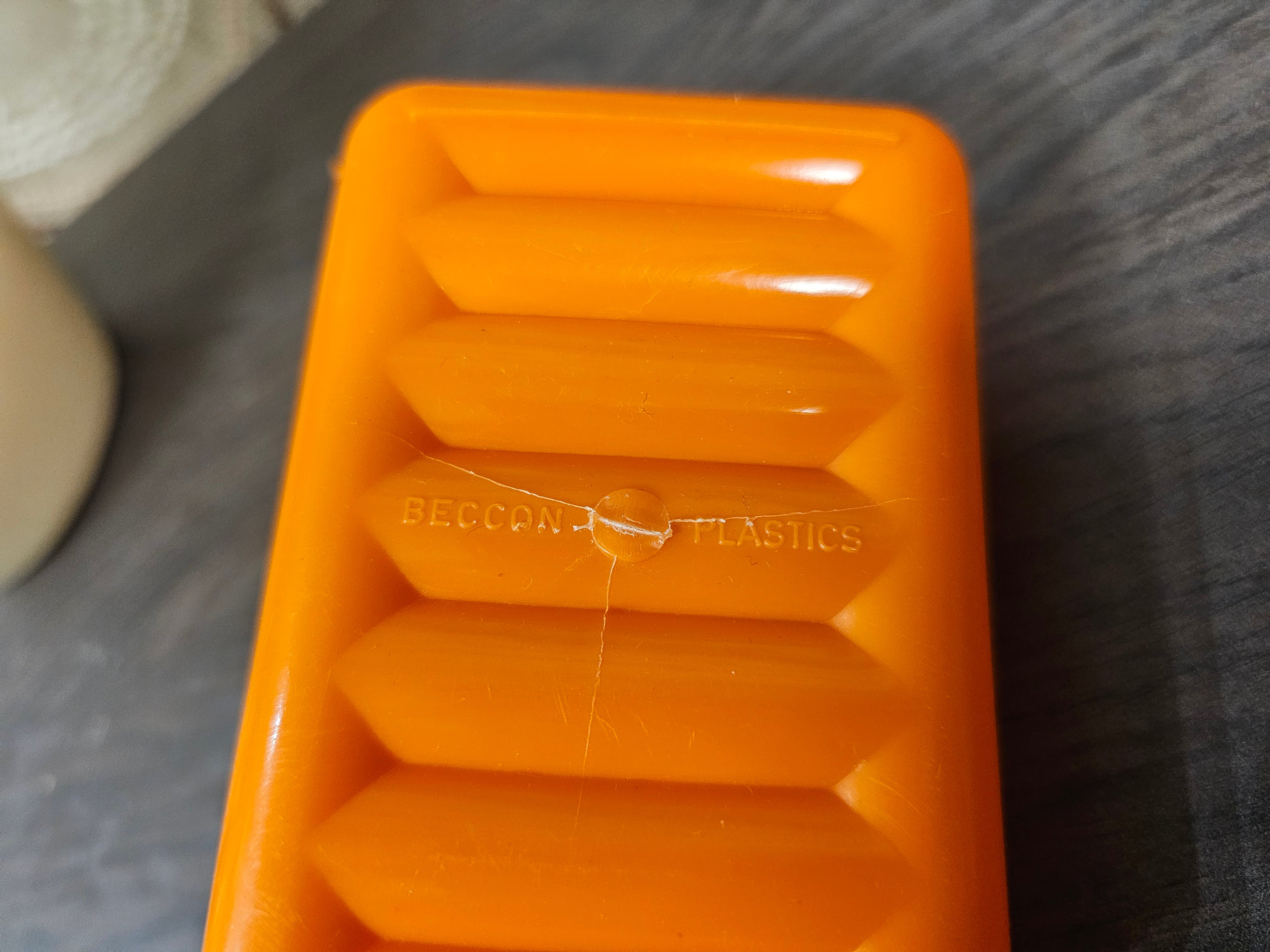 Beccon plastics oranje zeepbakje