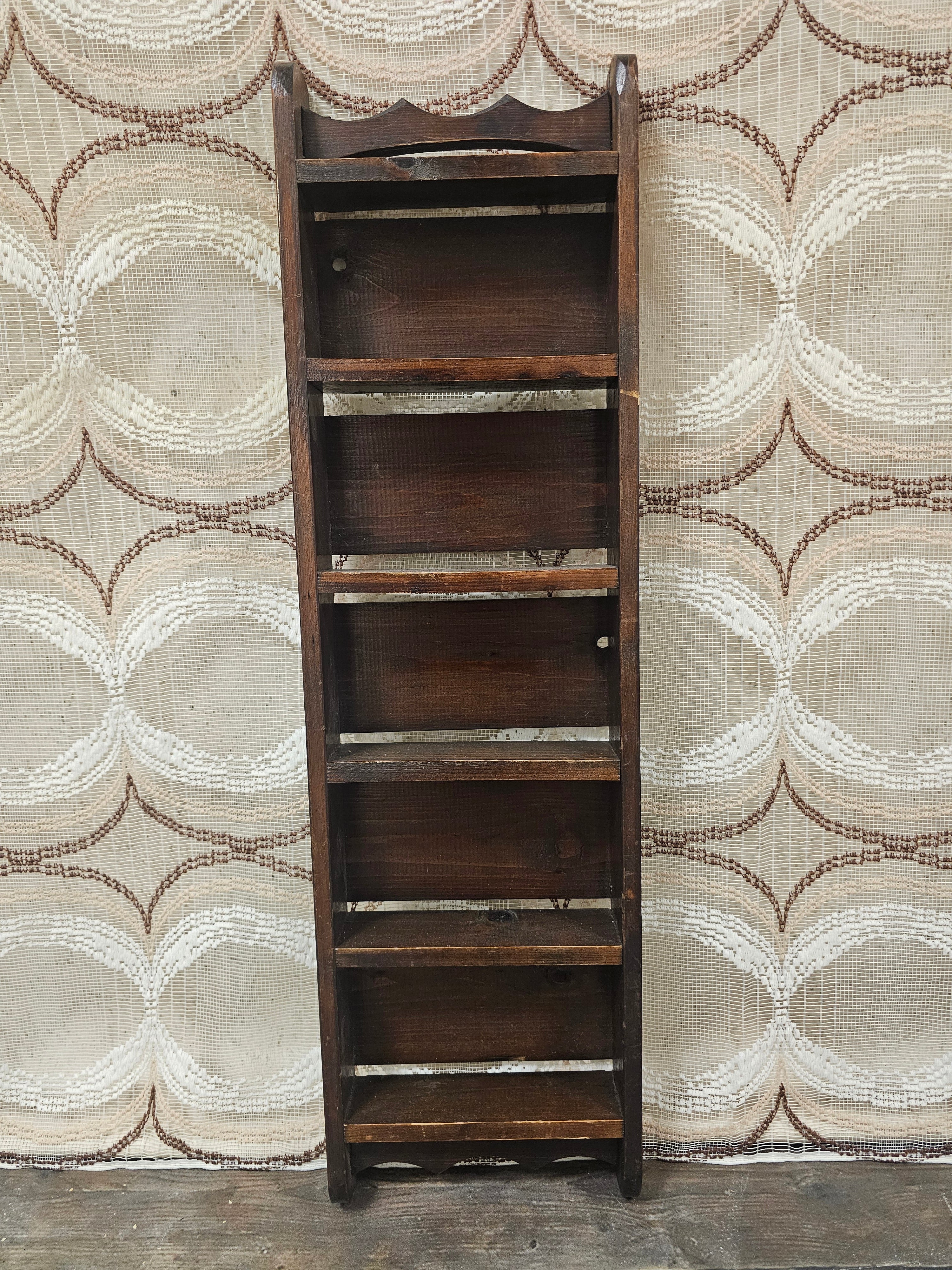 Houten bakstenen mal – decoratief wandrek