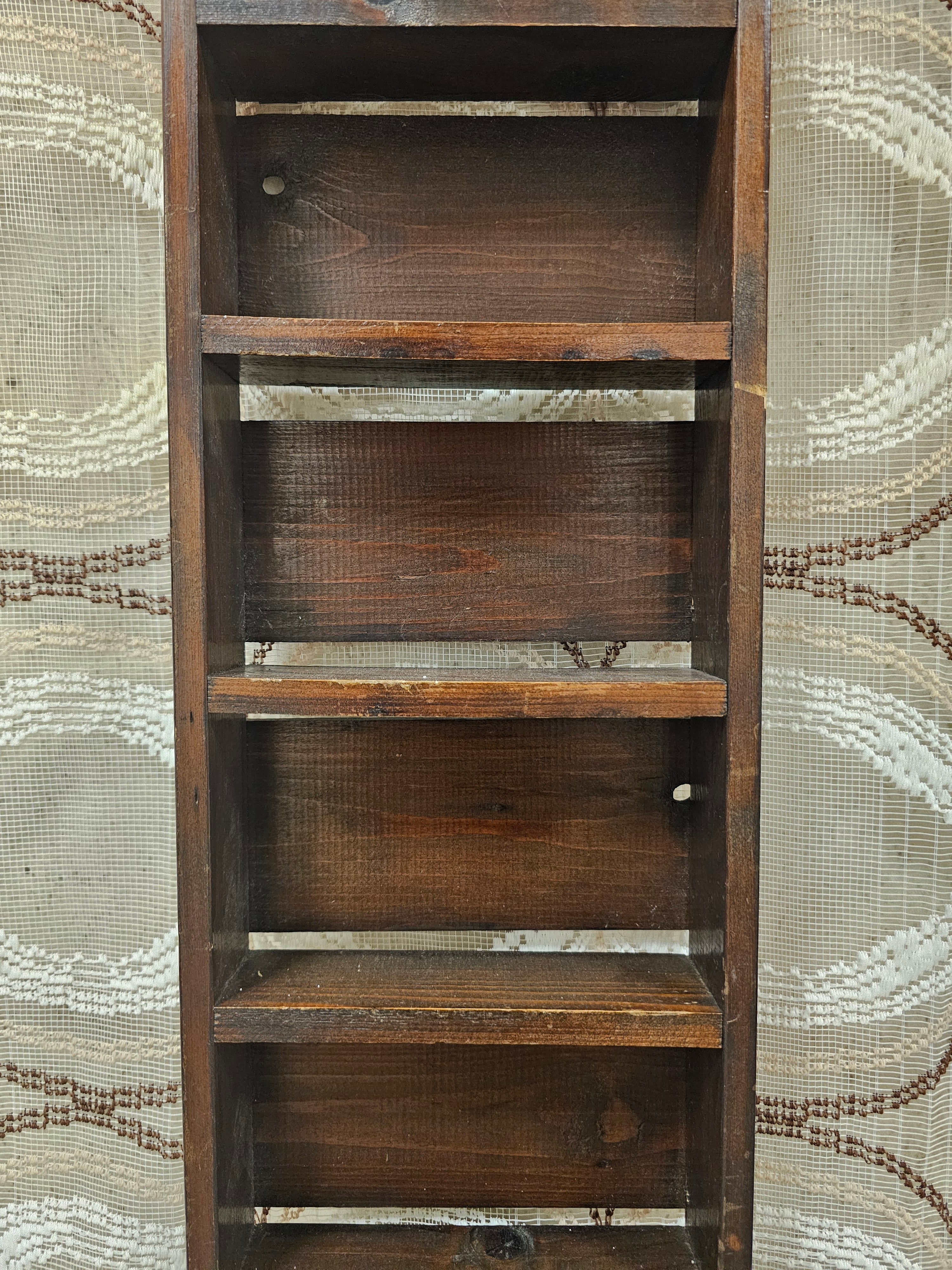 Houten bakstenen mal – decoratief wandrek