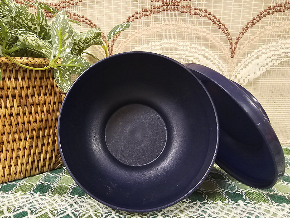 Tupperware oriental bowl donkerblauw