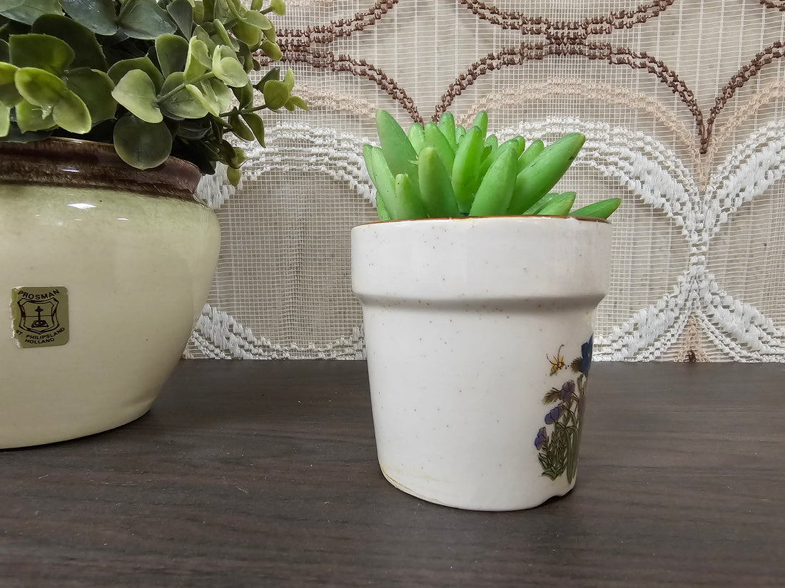 Wildflower mini bloempot blauwe bloemen