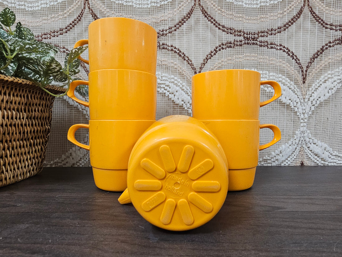 Mepal oranje kopjes campingservies
