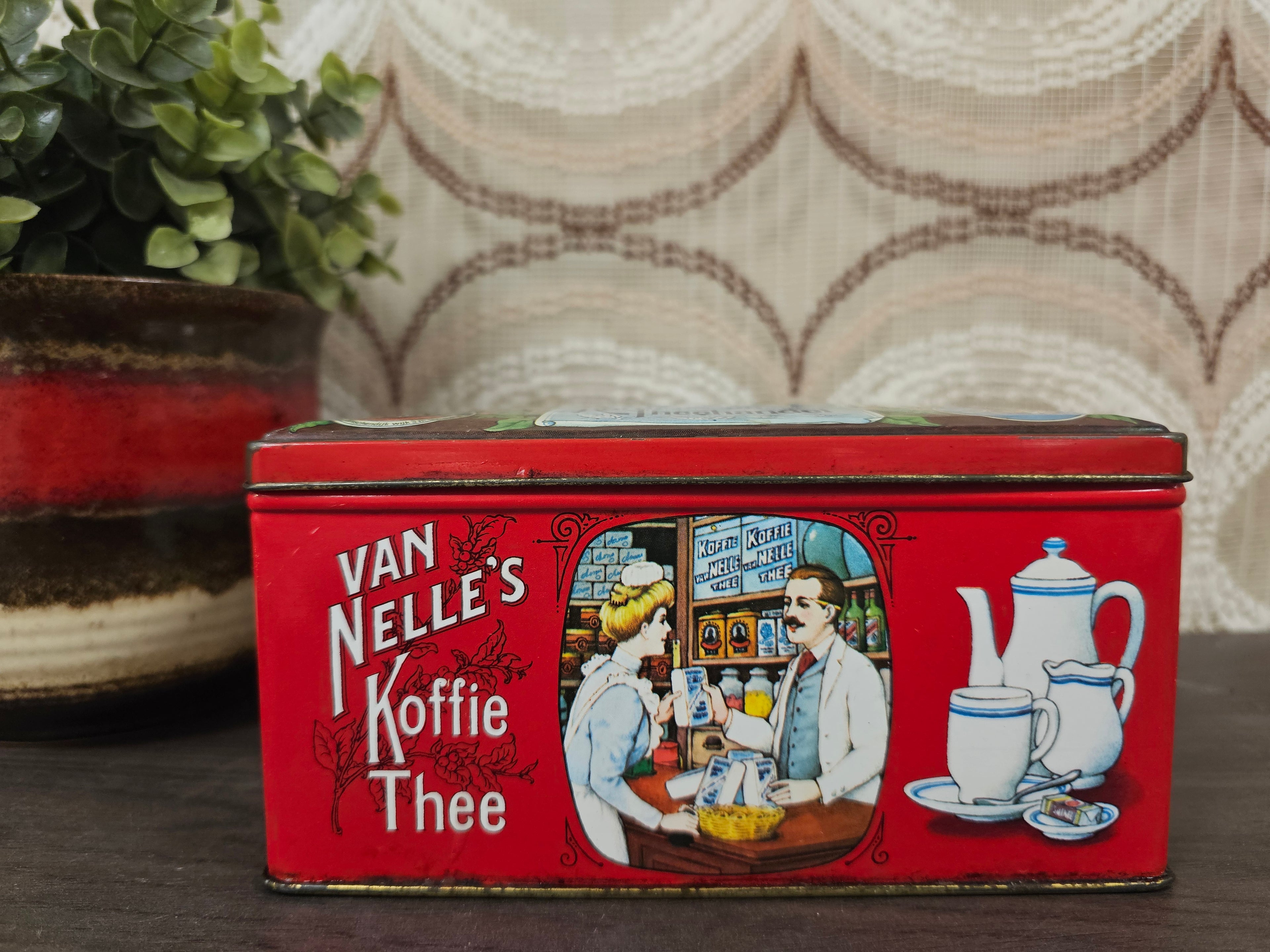 Vintage Van Nelle koffieblik reclameblik